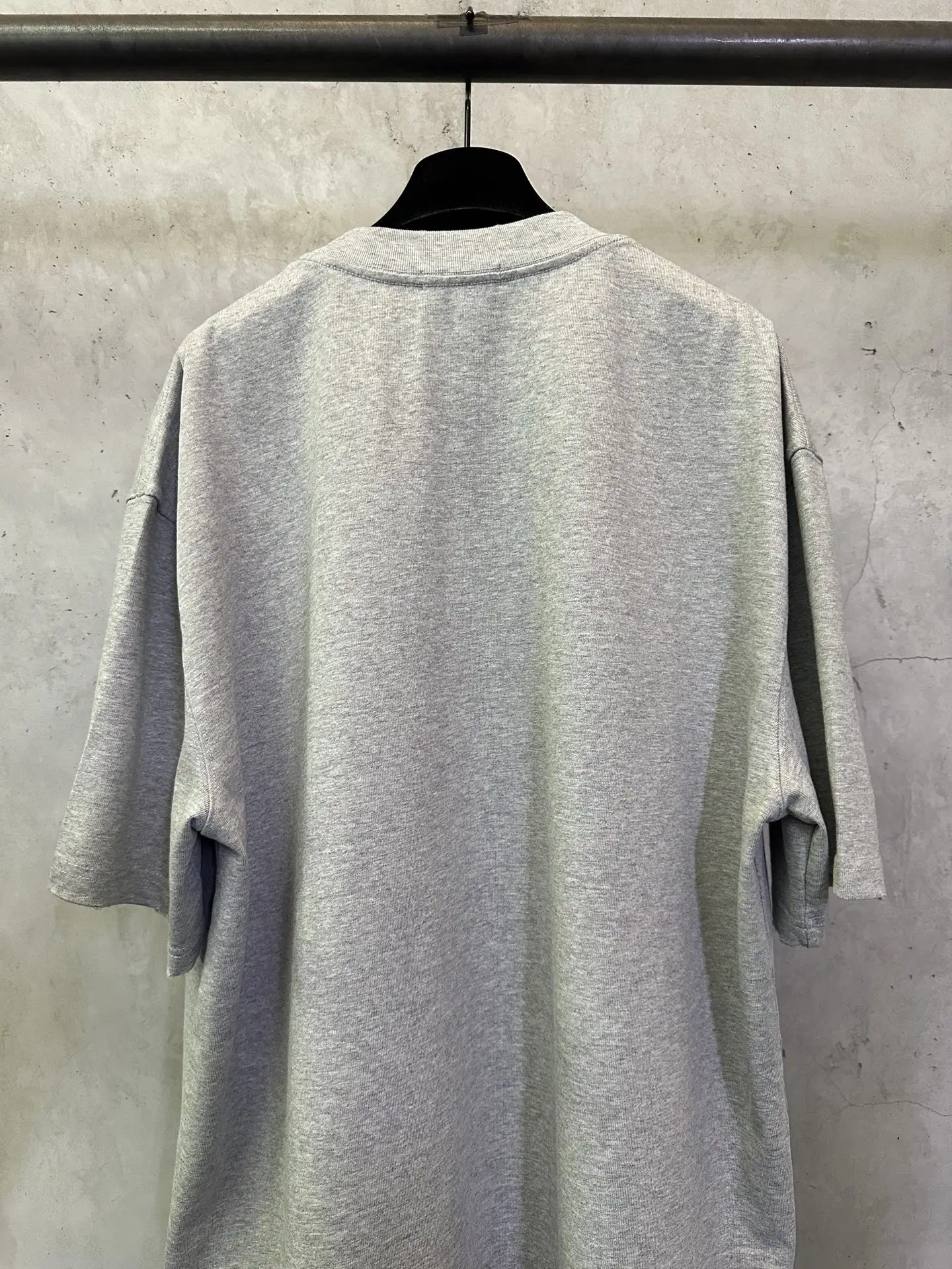 Logo-Flocked Heavyweight Cotton T-Shirt D19011410 — view 5