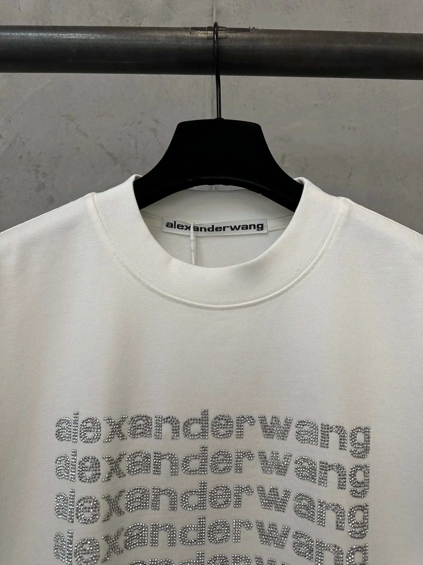 Crystal Logo Heavyweight Cotton T-Shirt D19525060 — view 5
