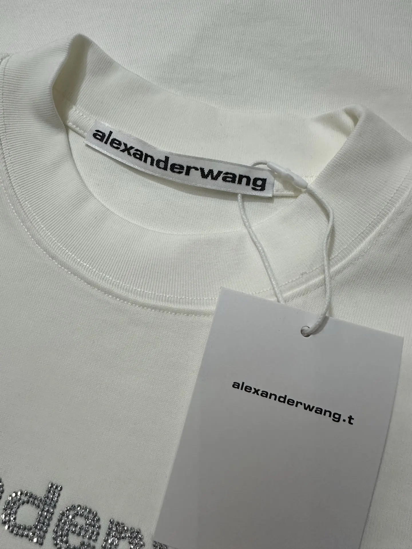 Crystal Logo Heavyweight Cotton T-Shirt D19525060 — view 6