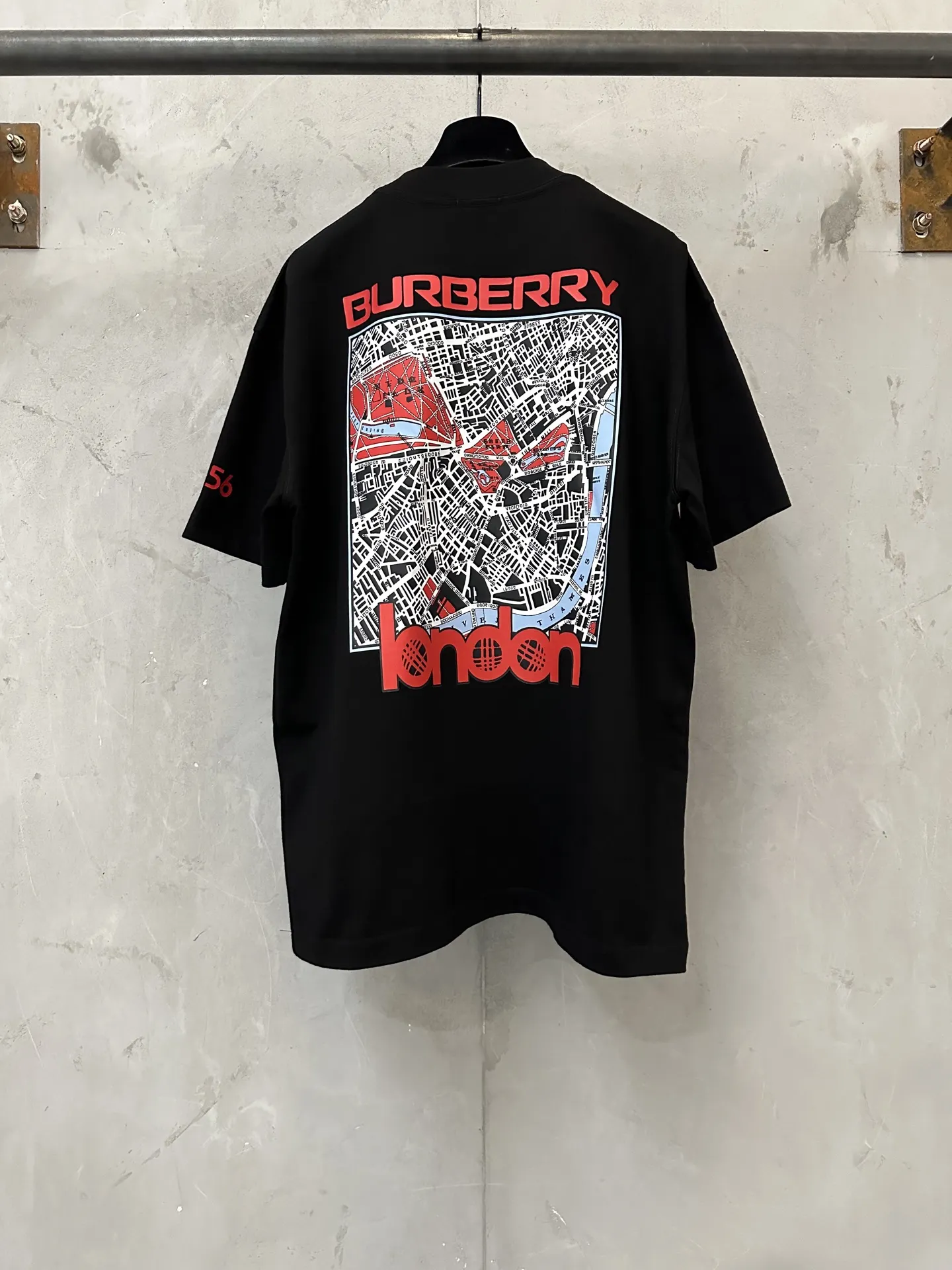 London Map Print Heavyweight Cotton T-Shirt D19525035 — view 2