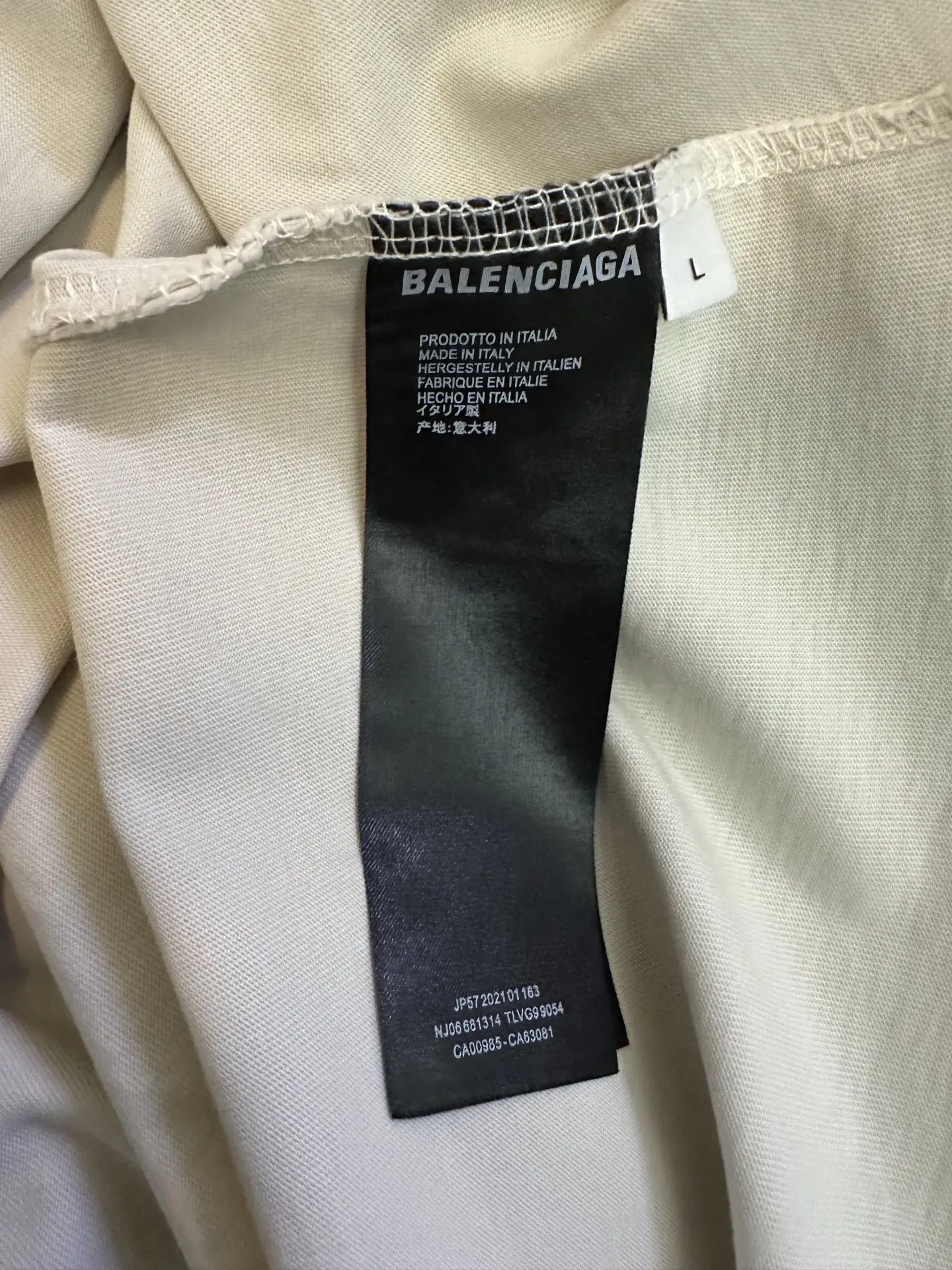 Logo Reflective Print Oversized T-Shirt D20015734 — view 9