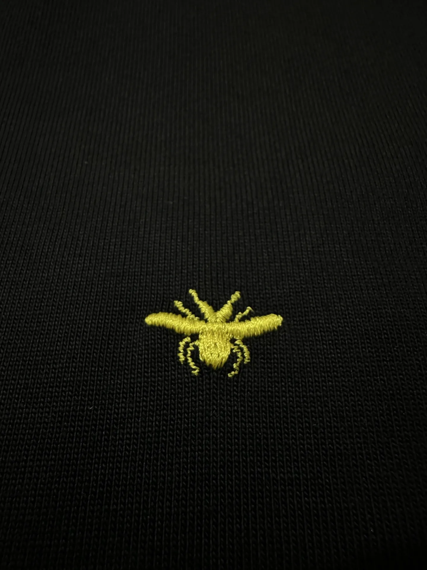 Bee Embroidery Heavyweight Cotton T-Shirt D21023550 — view 7