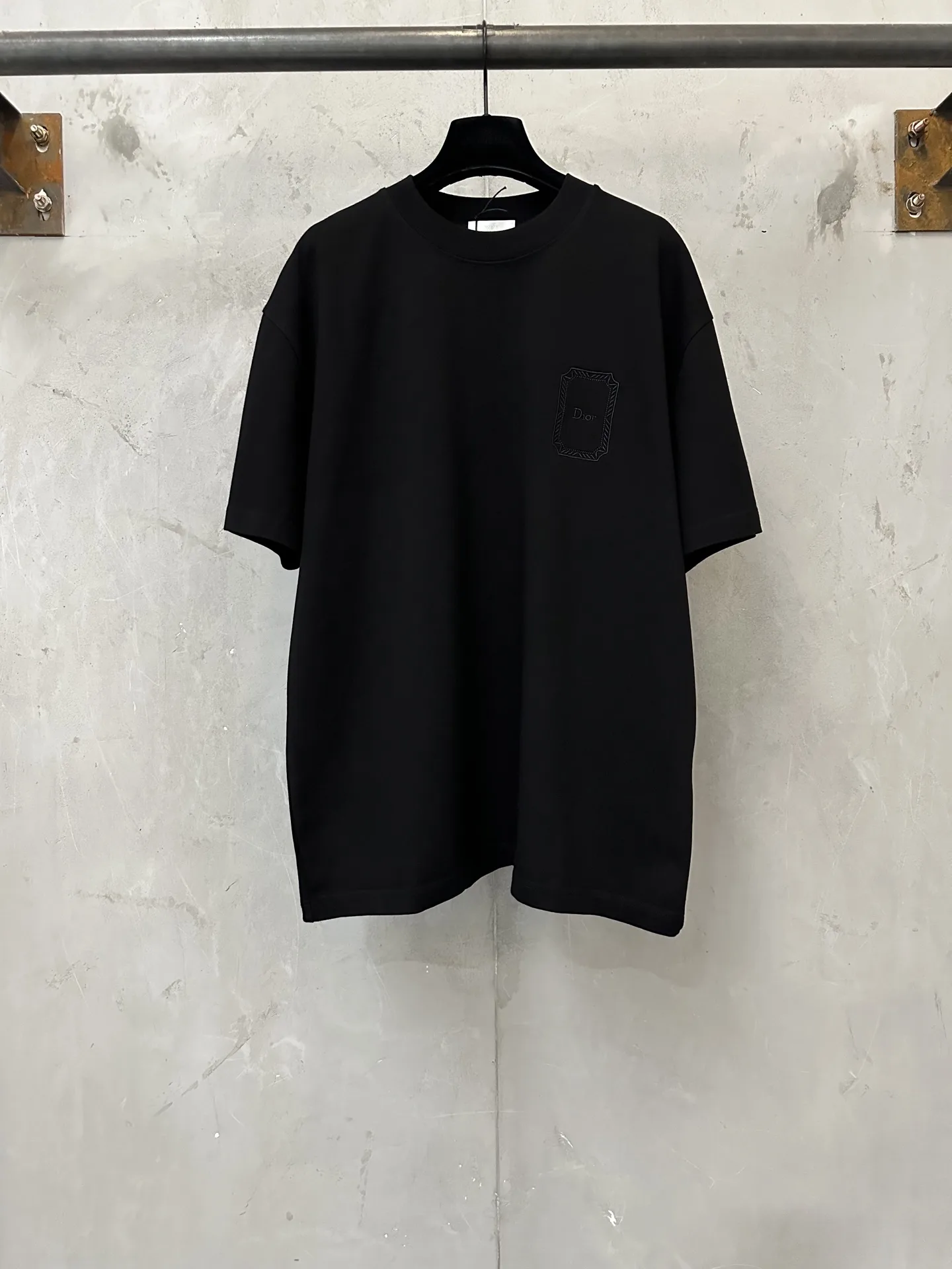 Embroidered Heavyweight Cotton T-Shirt D21023502