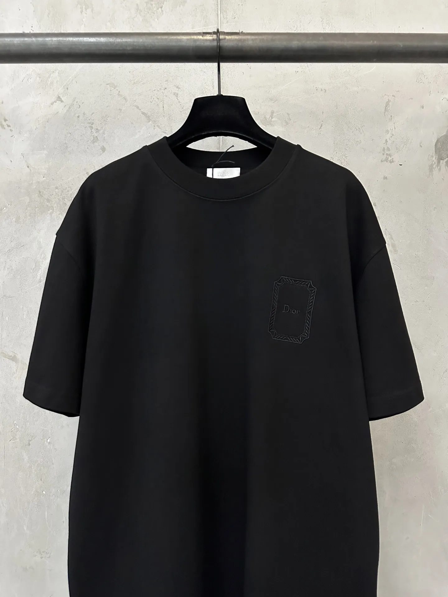 Embroidered Heavyweight Cotton T-Shirt D21023502 — view 3