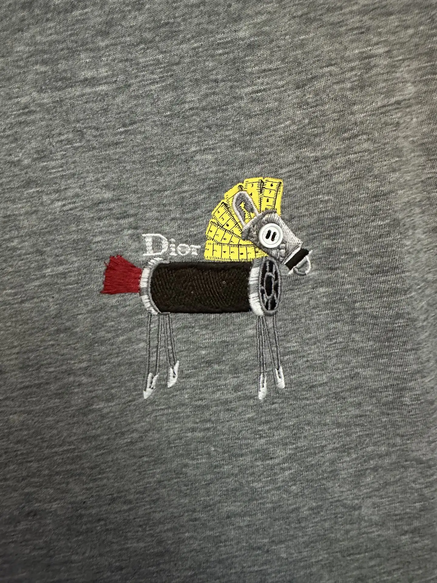 Embroidered Pony Cotton Jersey T-Shirt D21012884 — view 8