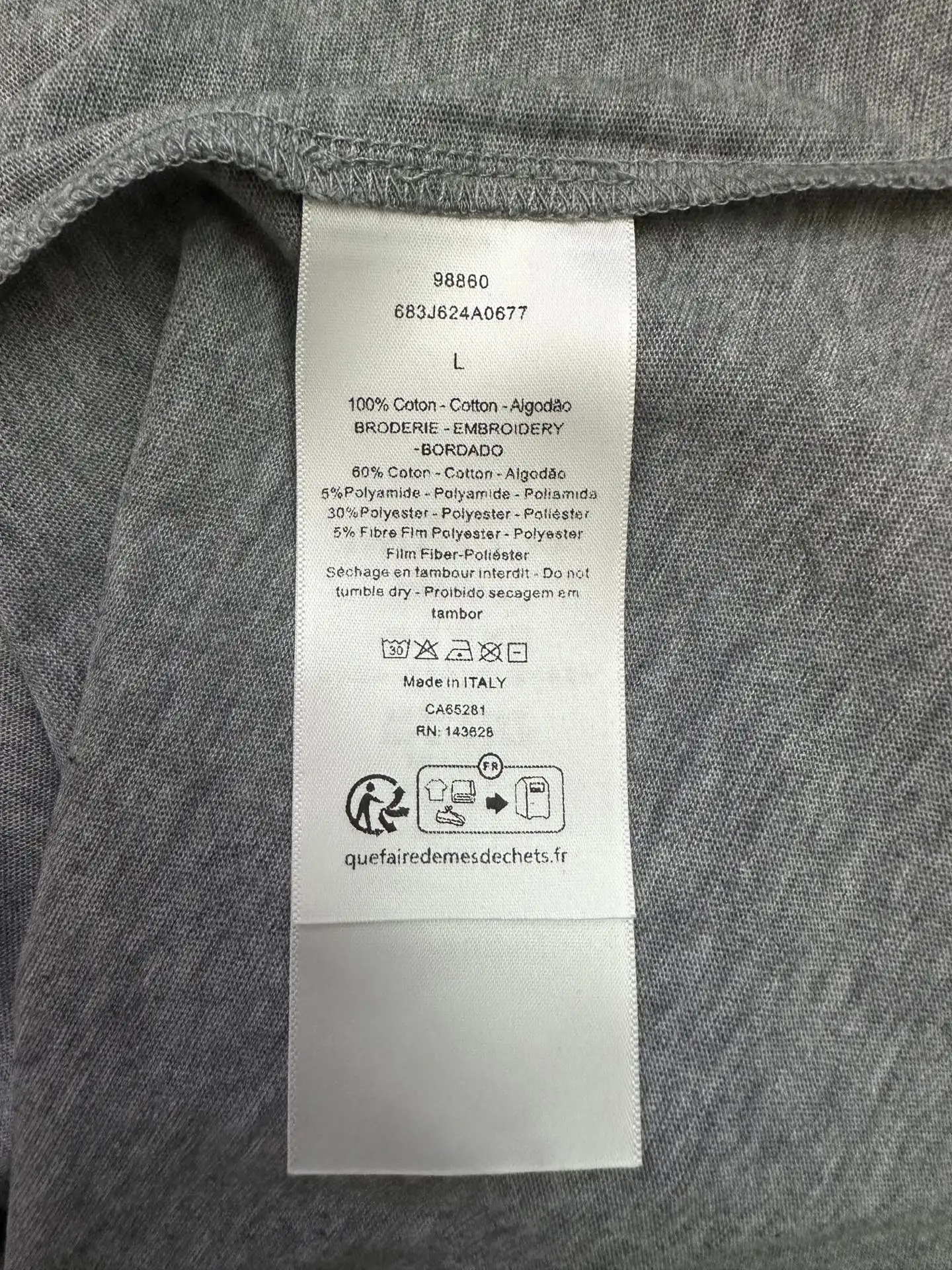 Embroidered Pony Cotton Jersey T-Shirt D21012884 — view 9