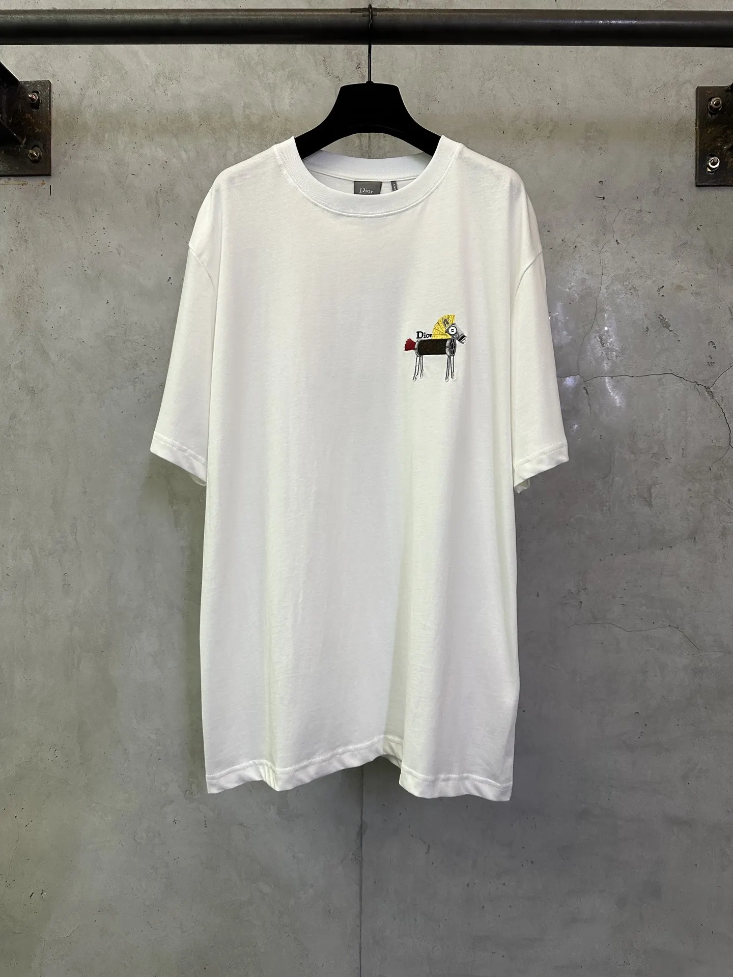 Embroidered Cotton-Jersey T-Shirt D21012885