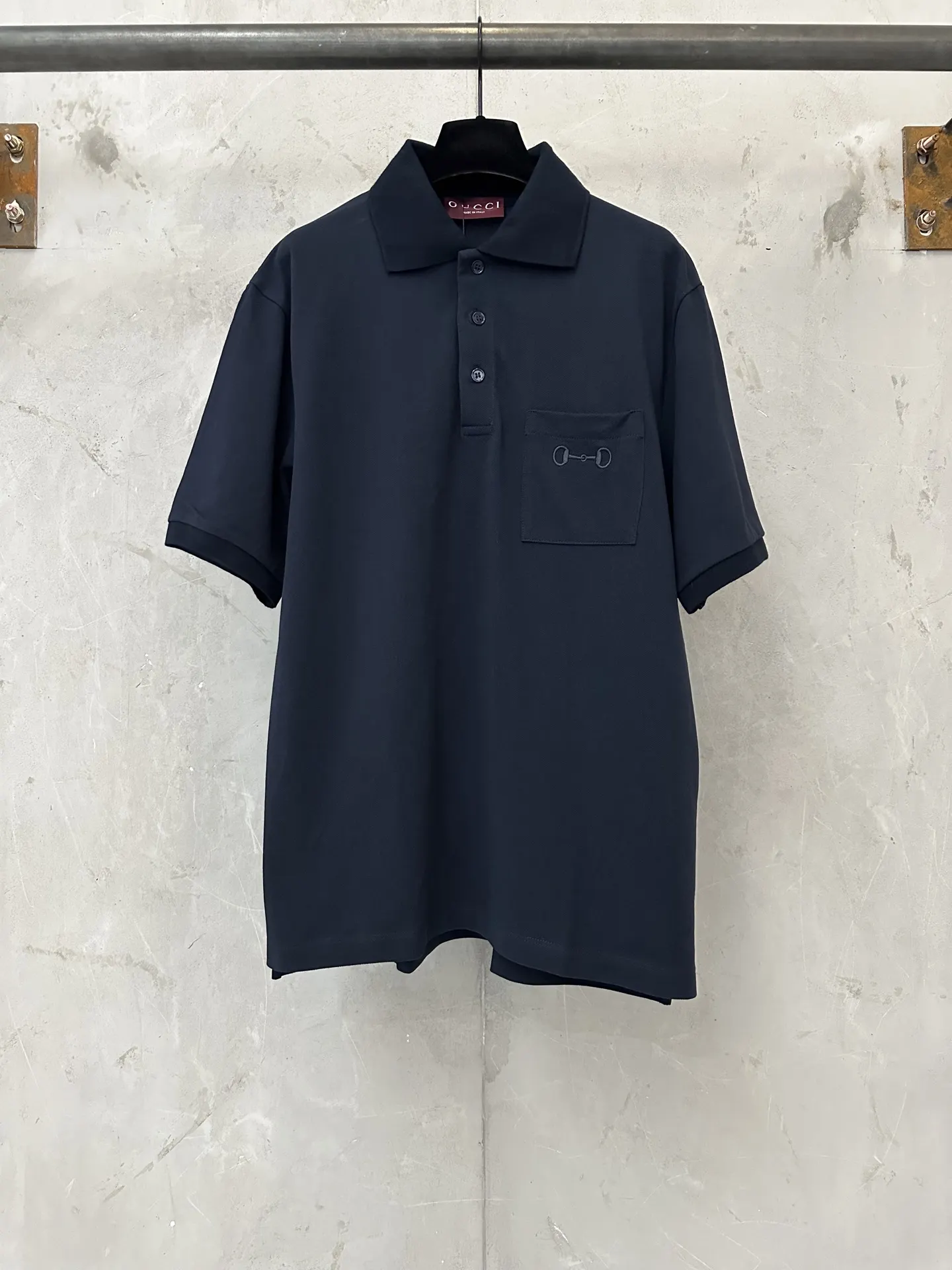 Horsebit Embroidered Cotton-Piqué Polo Shirt D21011889