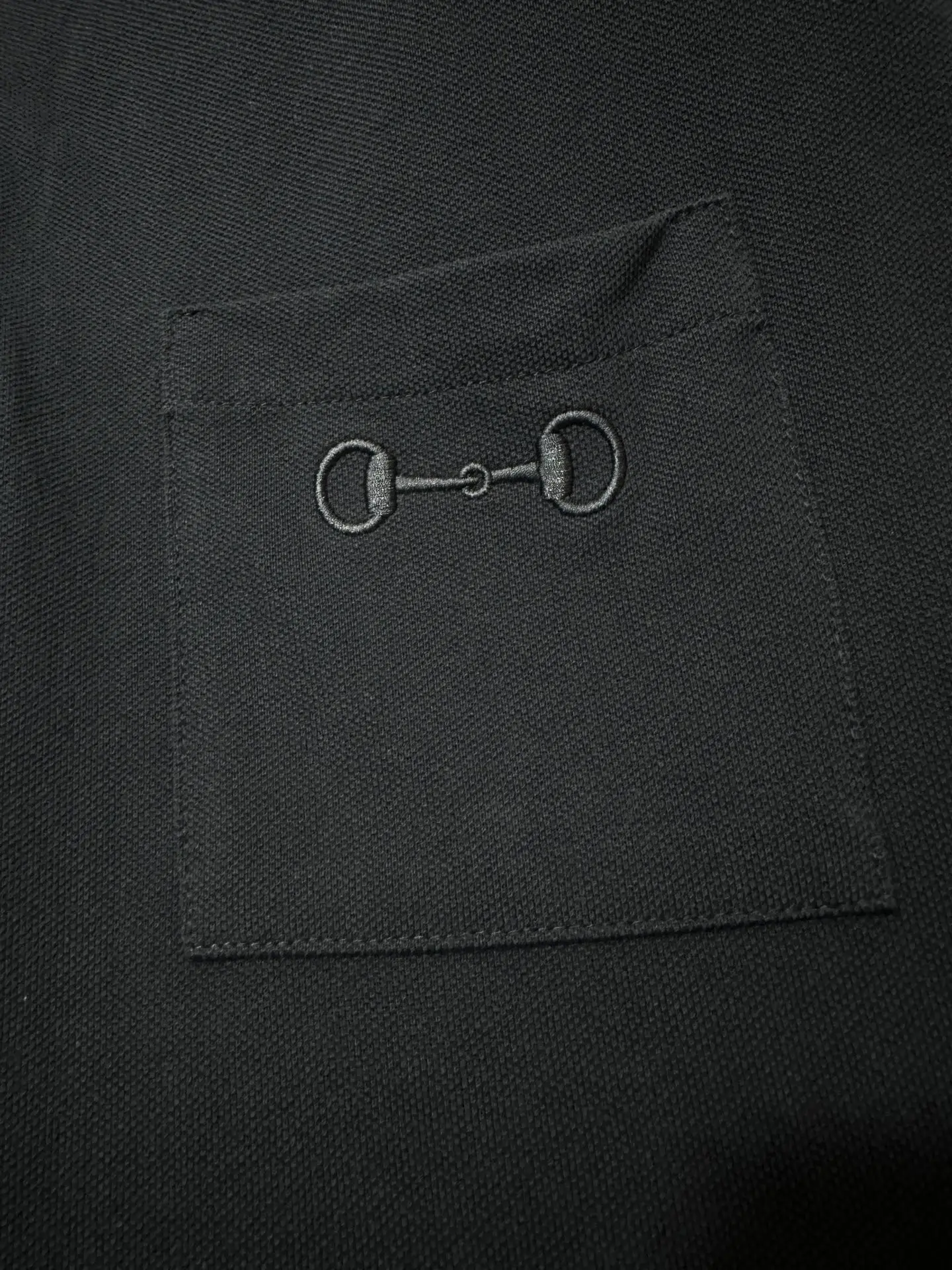 Horsebit Embroidered Cotton-Piqué Polo Shirt D21011889 — view 7