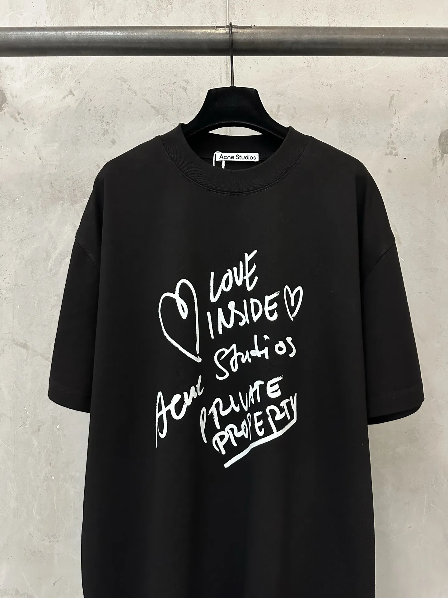 Love Inside Graphic Heavyweight Cotton T-Shirt D21020176 — view 3