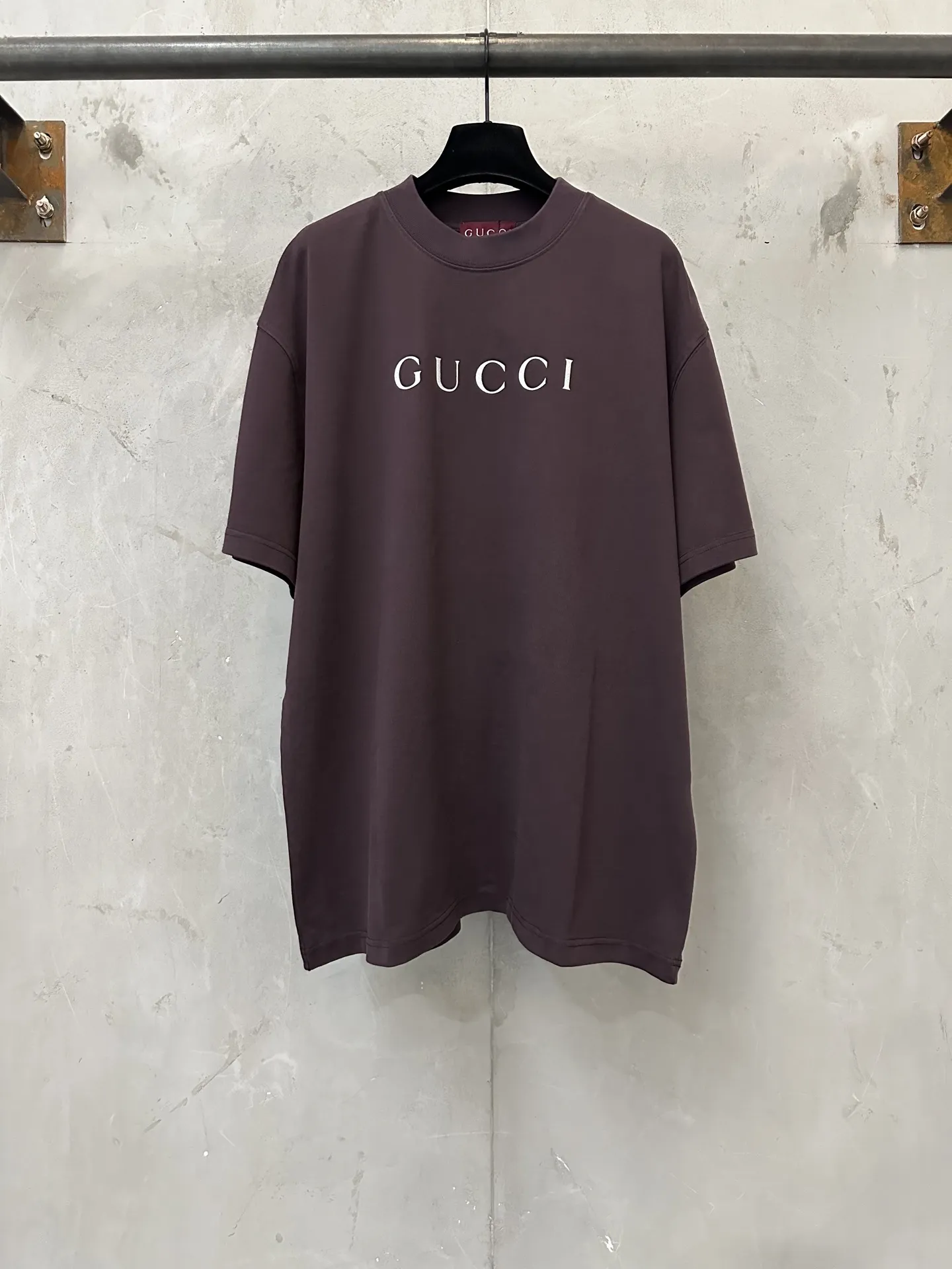 Glitter Logo Heavyweight Cotton T-Shirt D21023557