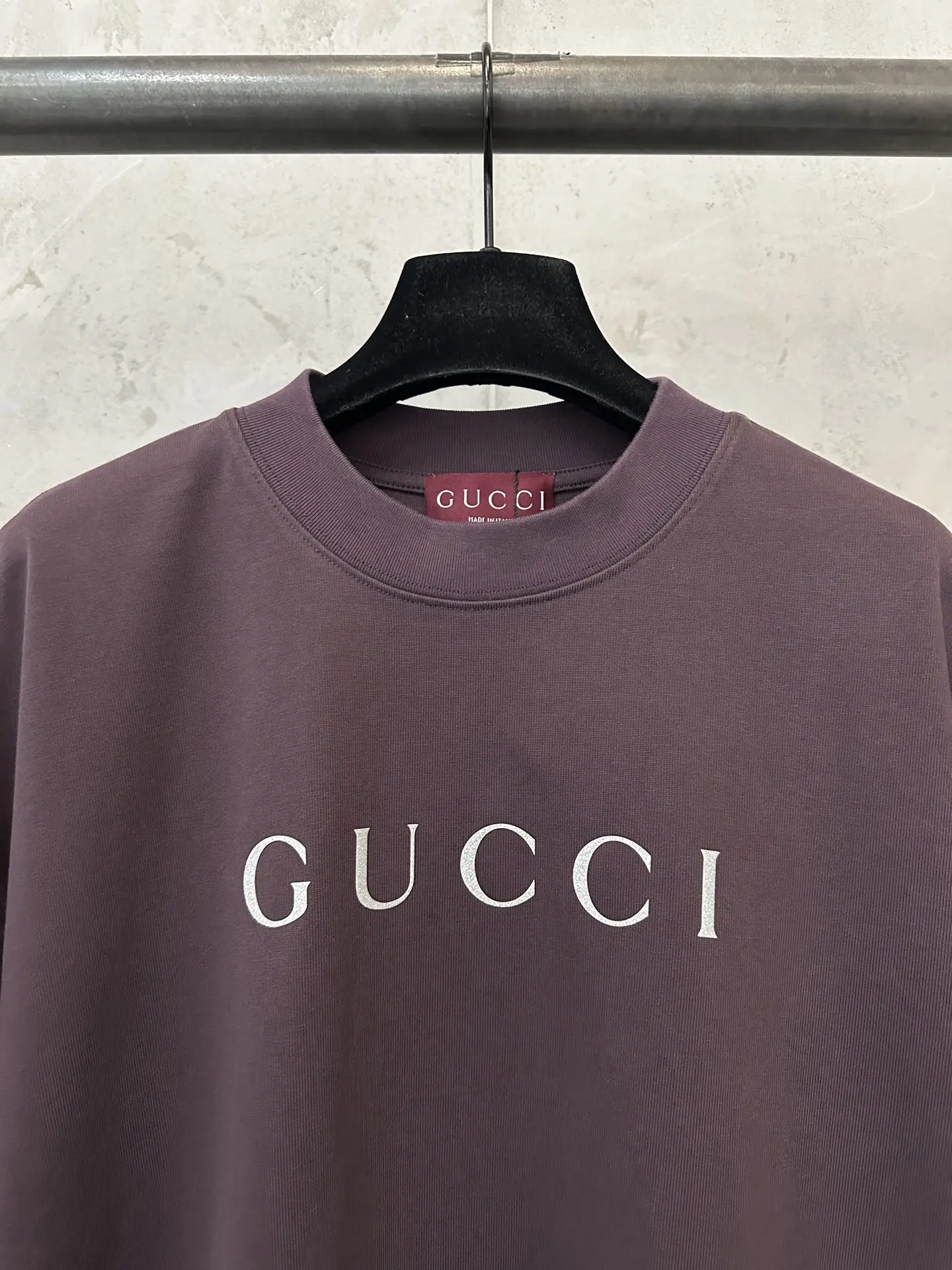 Glitter Logo Heavyweight Cotton T-Shirt D21023557 — view 5
