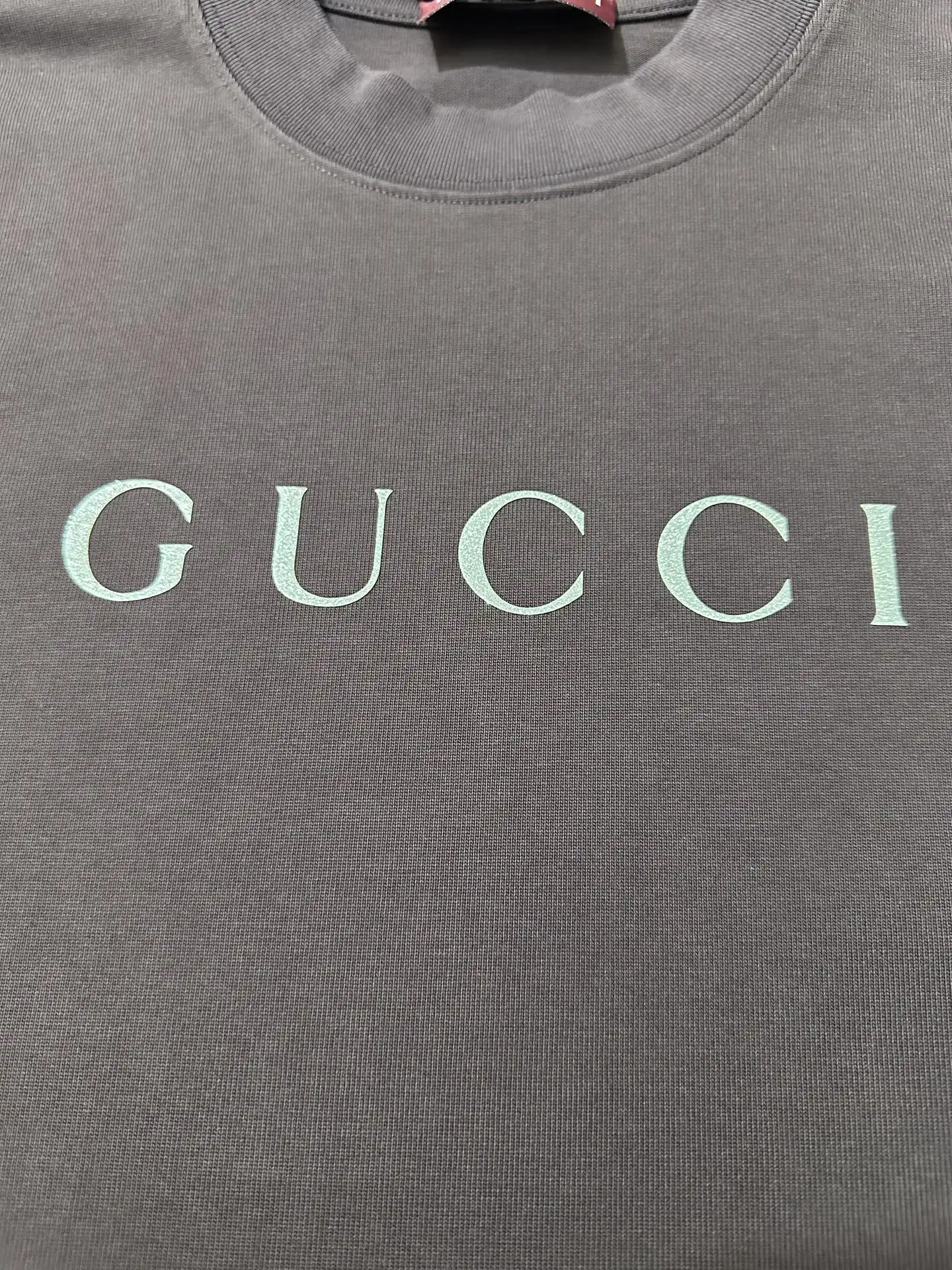 Glitter Logo Heavyweight Cotton T-Shirt D21023557 — view 7