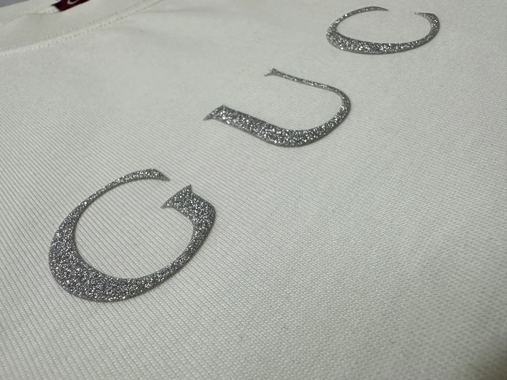 Glitter Logo Heavyweight Cotton T-Shirt D21023556 — view 8