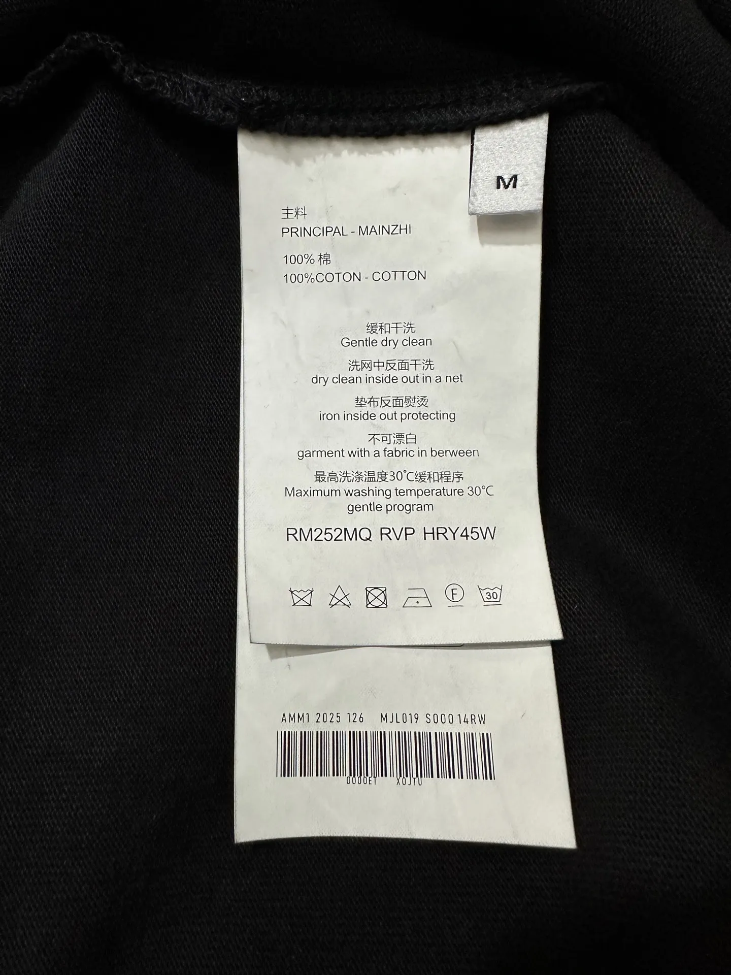 Logo Print Heavyweight Cotton T-Shirt D21023555 — view 9