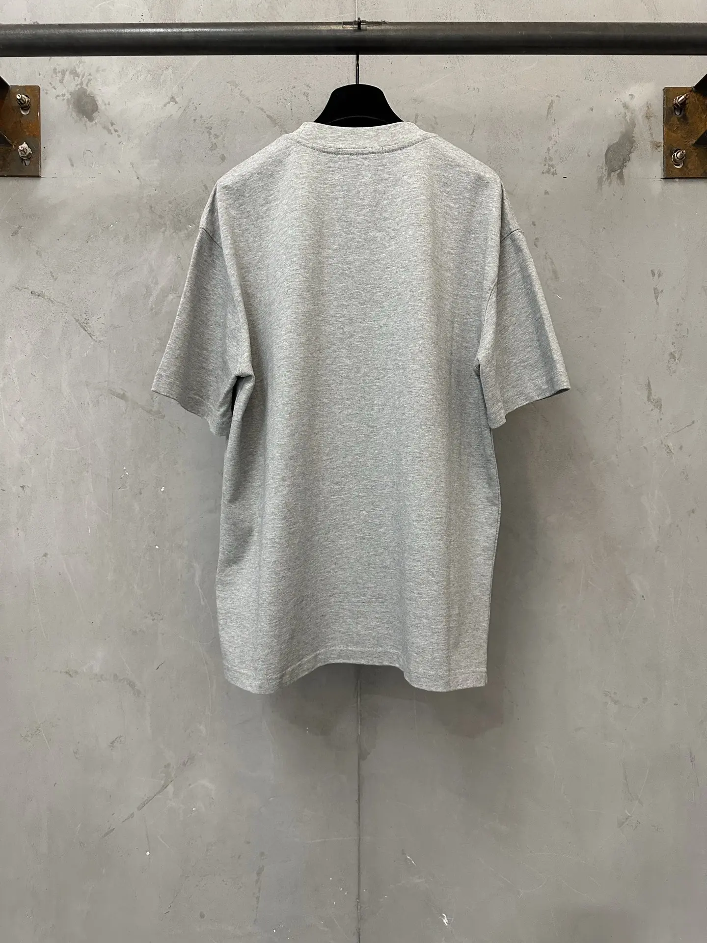Leather Patch Logo Heavyweight Cotton T-Shirt D21023539 — view 2