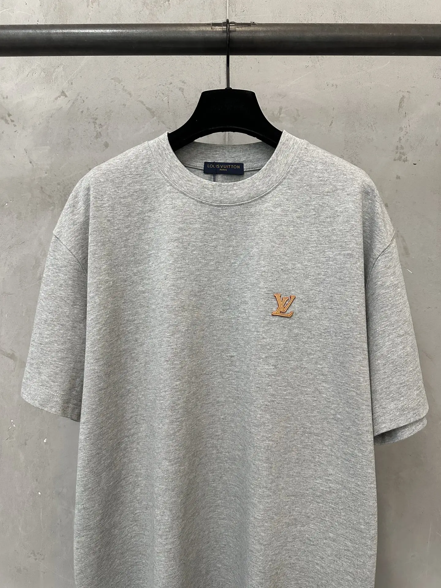 Leather Patch Logo Heavyweight Cotton T-Shirt D21023539 — view 3