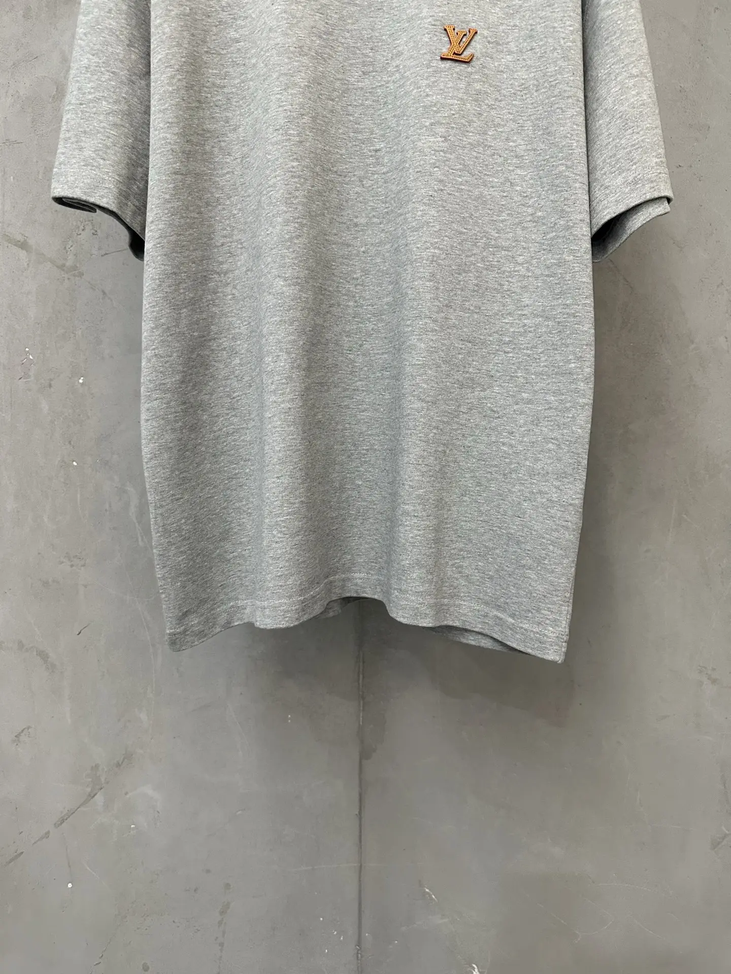 Leather Patch Logo Heavyweight Cotton T-Shirt D21023539 — view 4