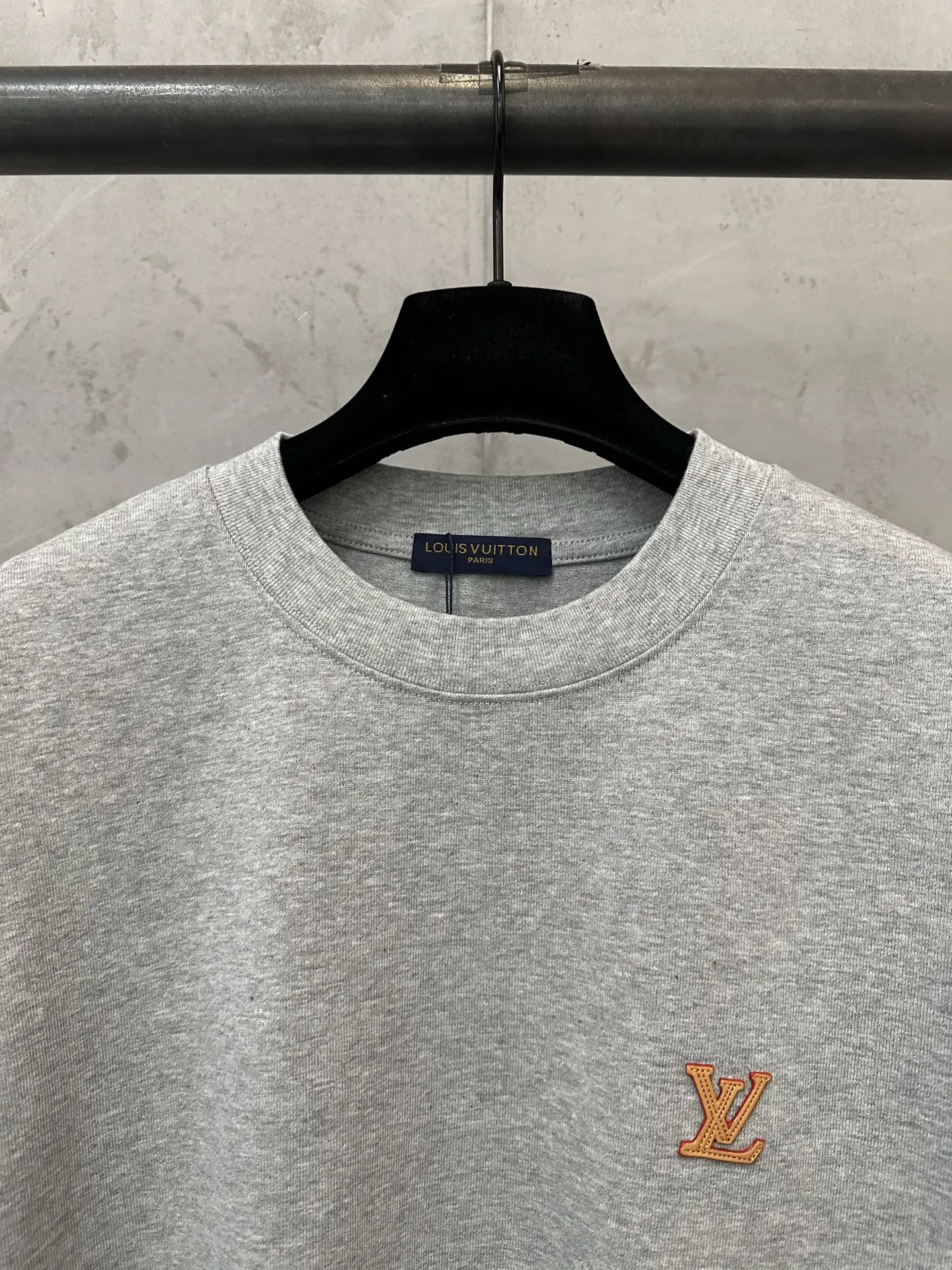 Leather Patch Logo Heavyweight Cotton T-Shirt D21023539 — view 5