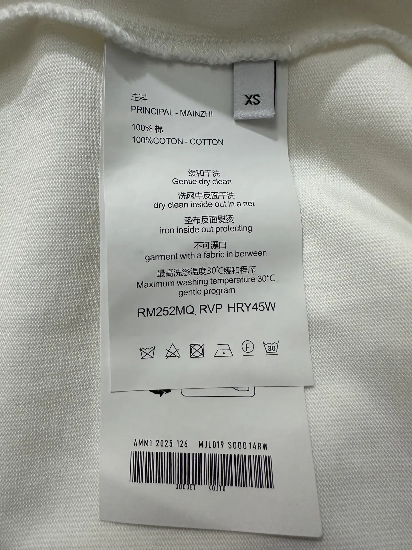 Logo Print Heavyweight Cotton T-Shirt D21020222 — view 9