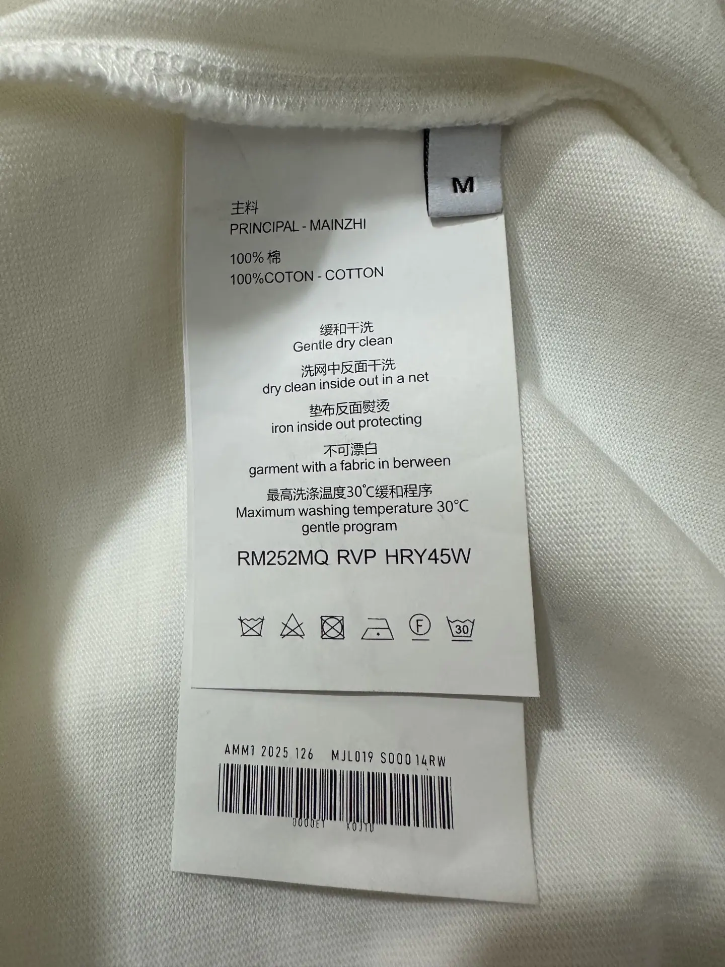 1996 Logo Heavyweight Cotton T-Shirt D21020188 — view 9