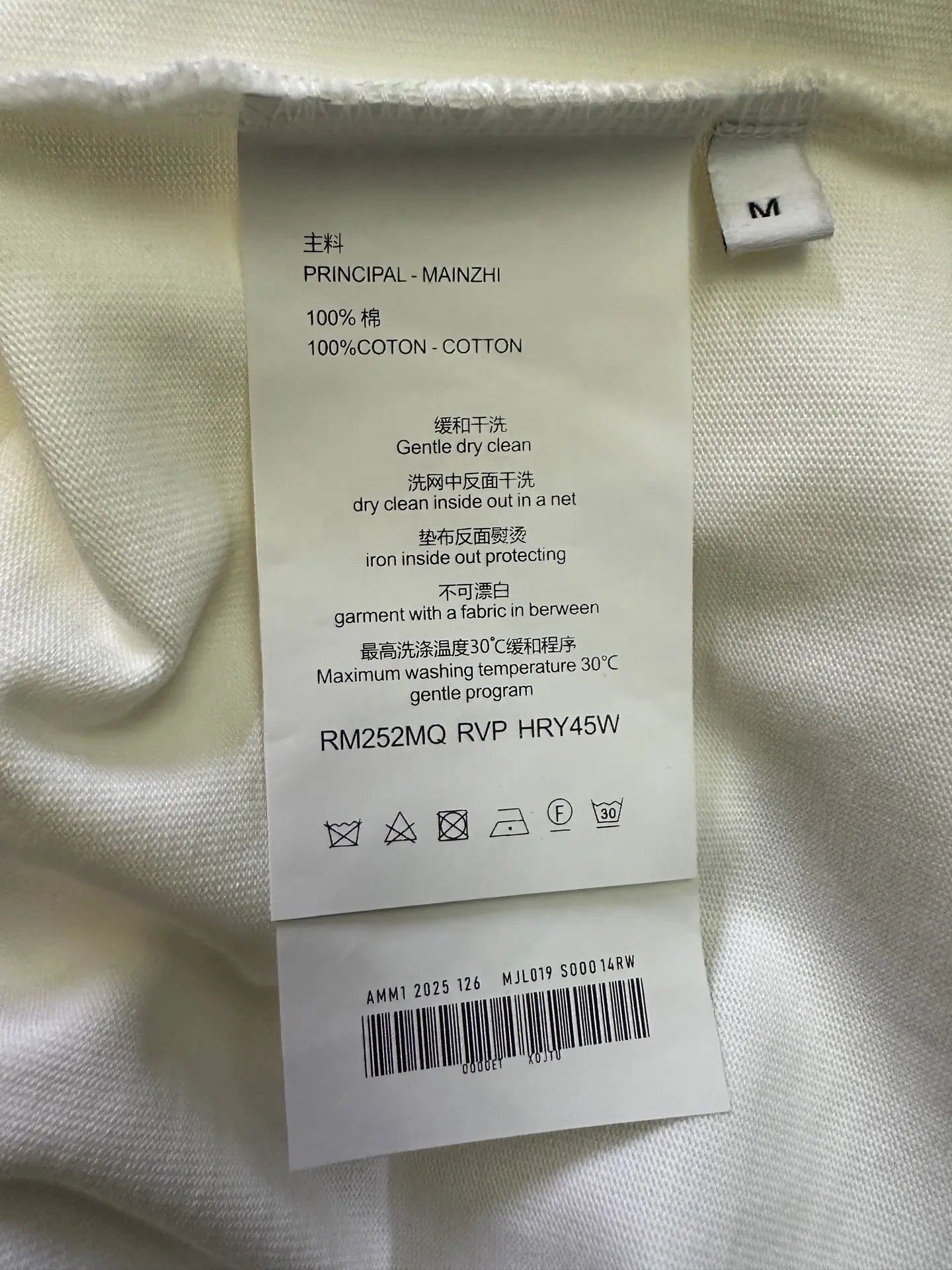 Logo Print Heavyweight Cotton T-Shirt D21011623 — view 9