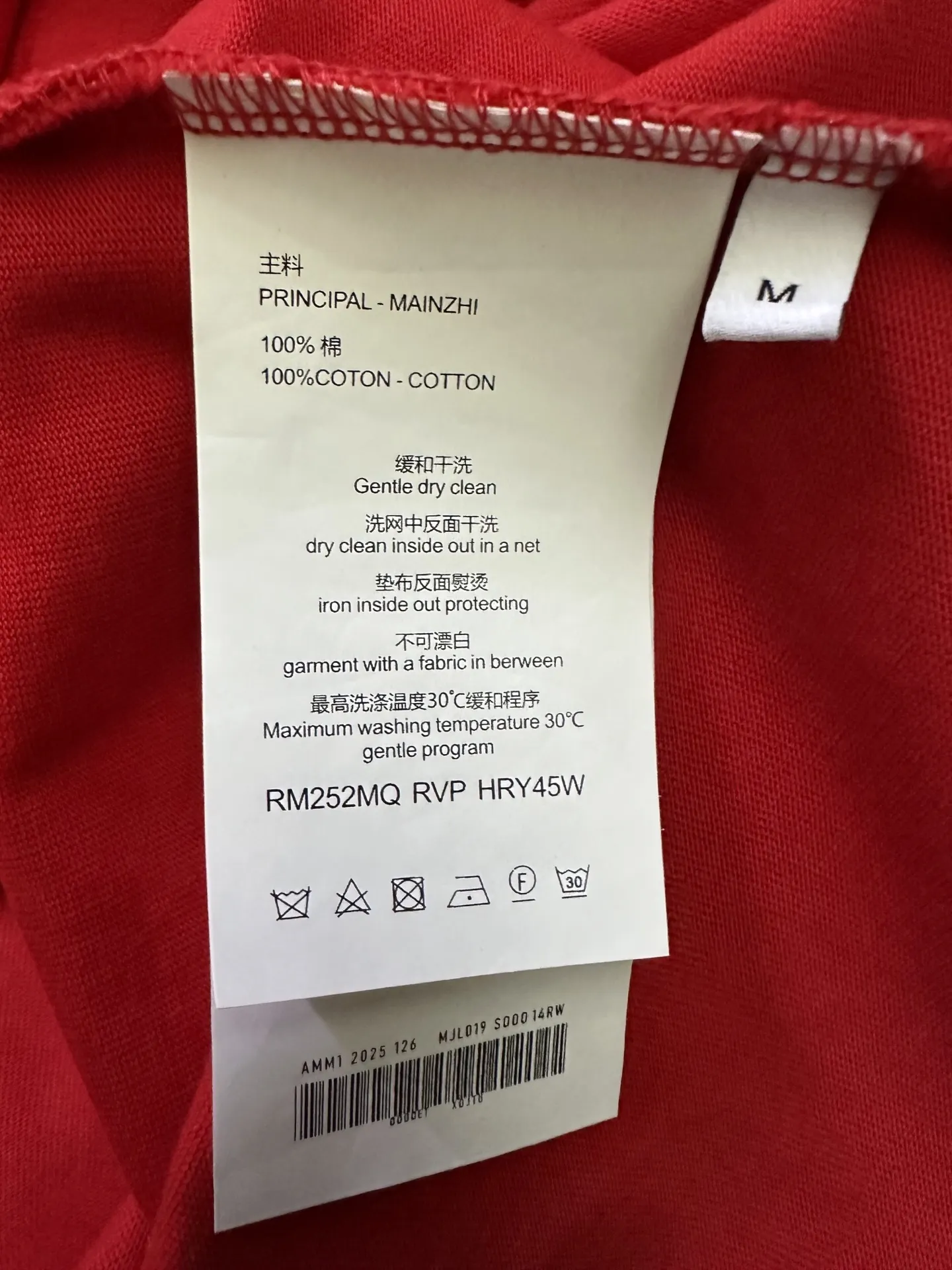 Logo Print Heavyweight Cotton T-Shirt D21011622 — view 9