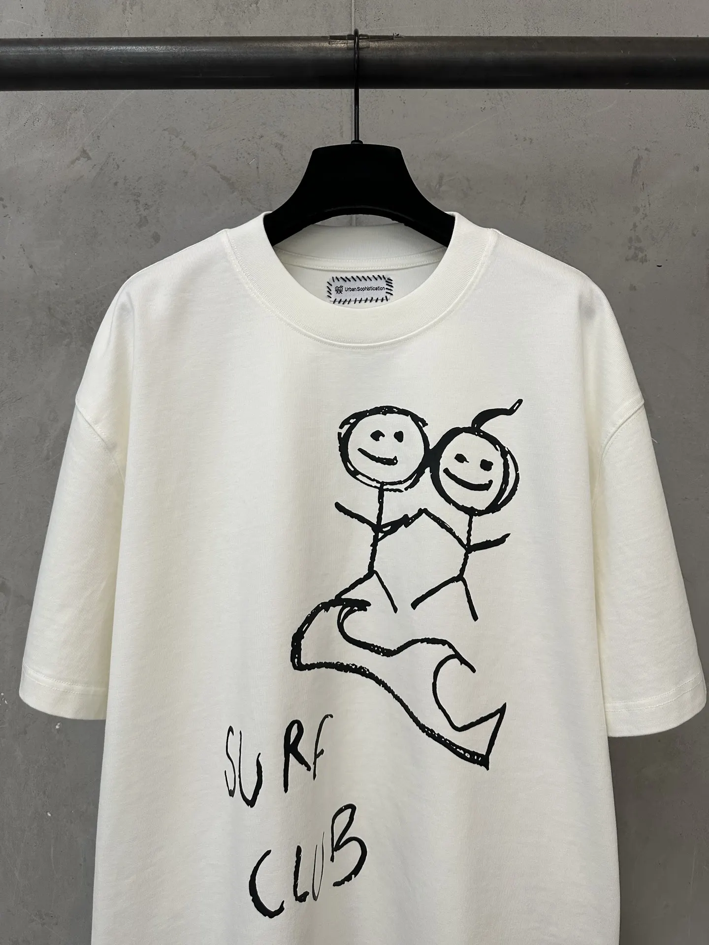 Urban Sophistication Surf Club Graphic T-Shirt D21020135 — view 3