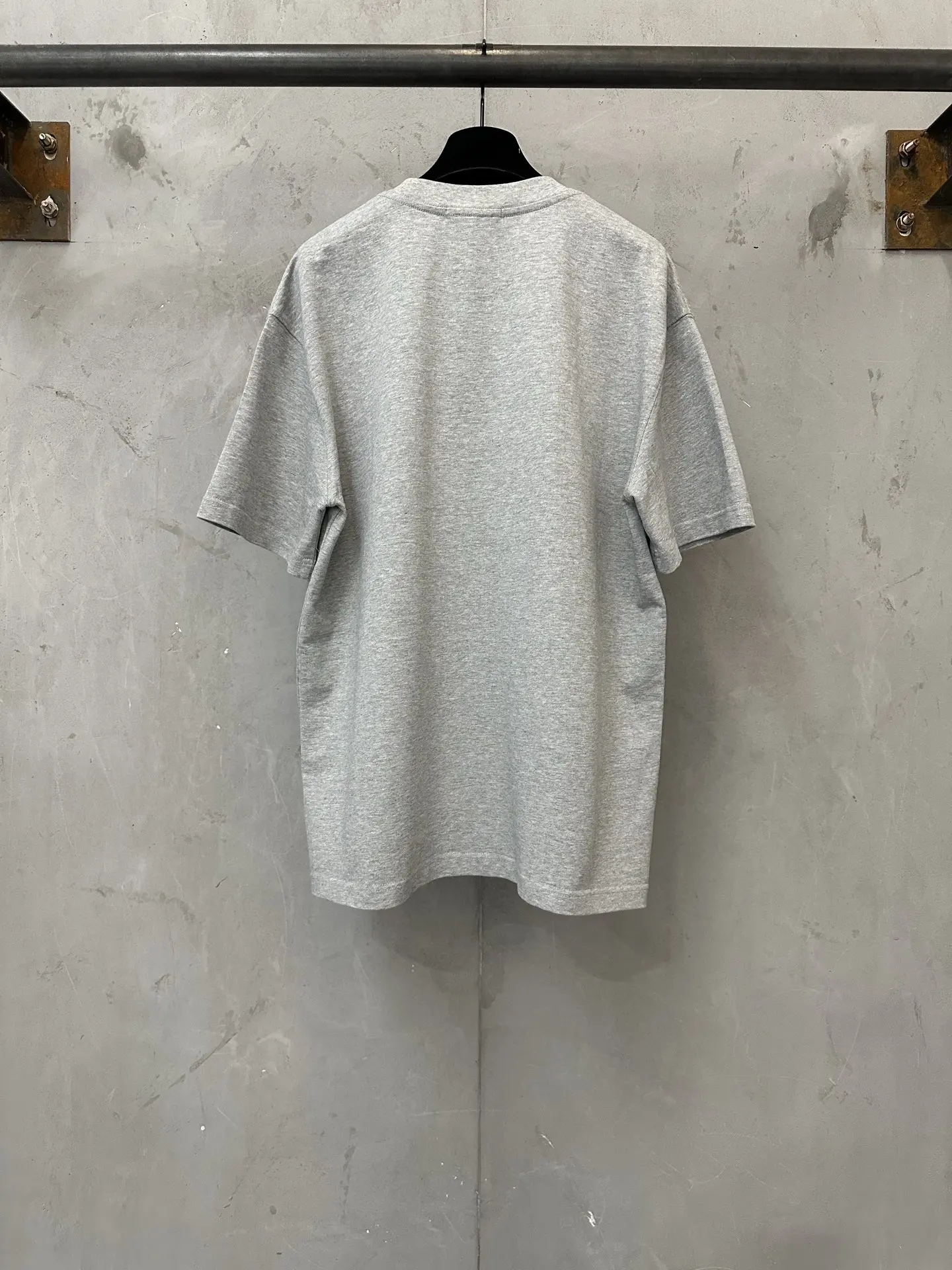 Leather Patch Heavyweight Cotton T-Shirt D21021805 — view 2