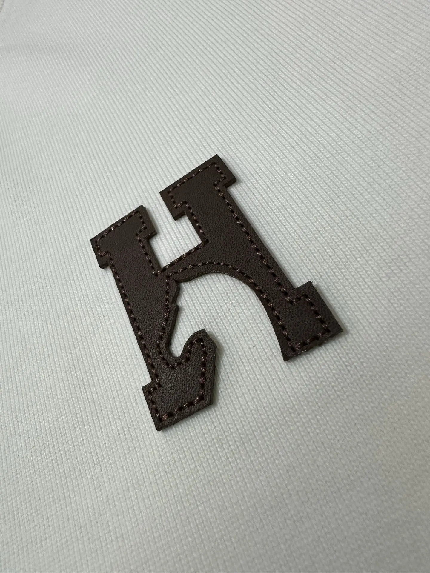 Heavyweight Cotton T-Shirt with Leather Patch D21021807 — view 8