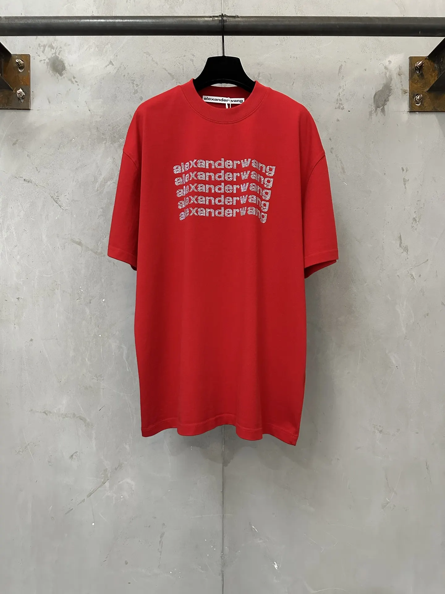 Crystal Logo Heavyweight Cotton T-Shirt D21520178