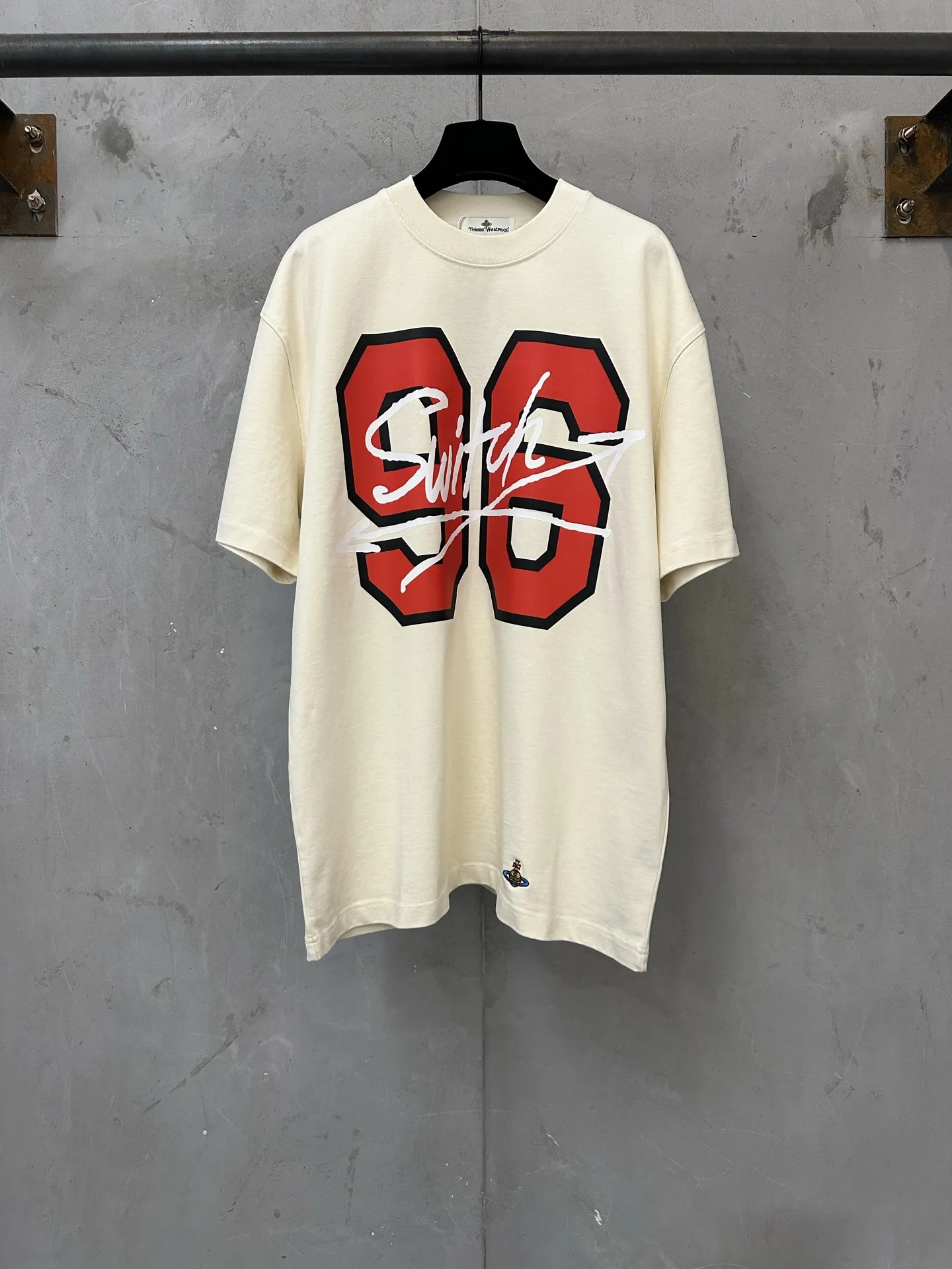 96 Graphic Print Heavyweight Cotton T-Shirt D21524369