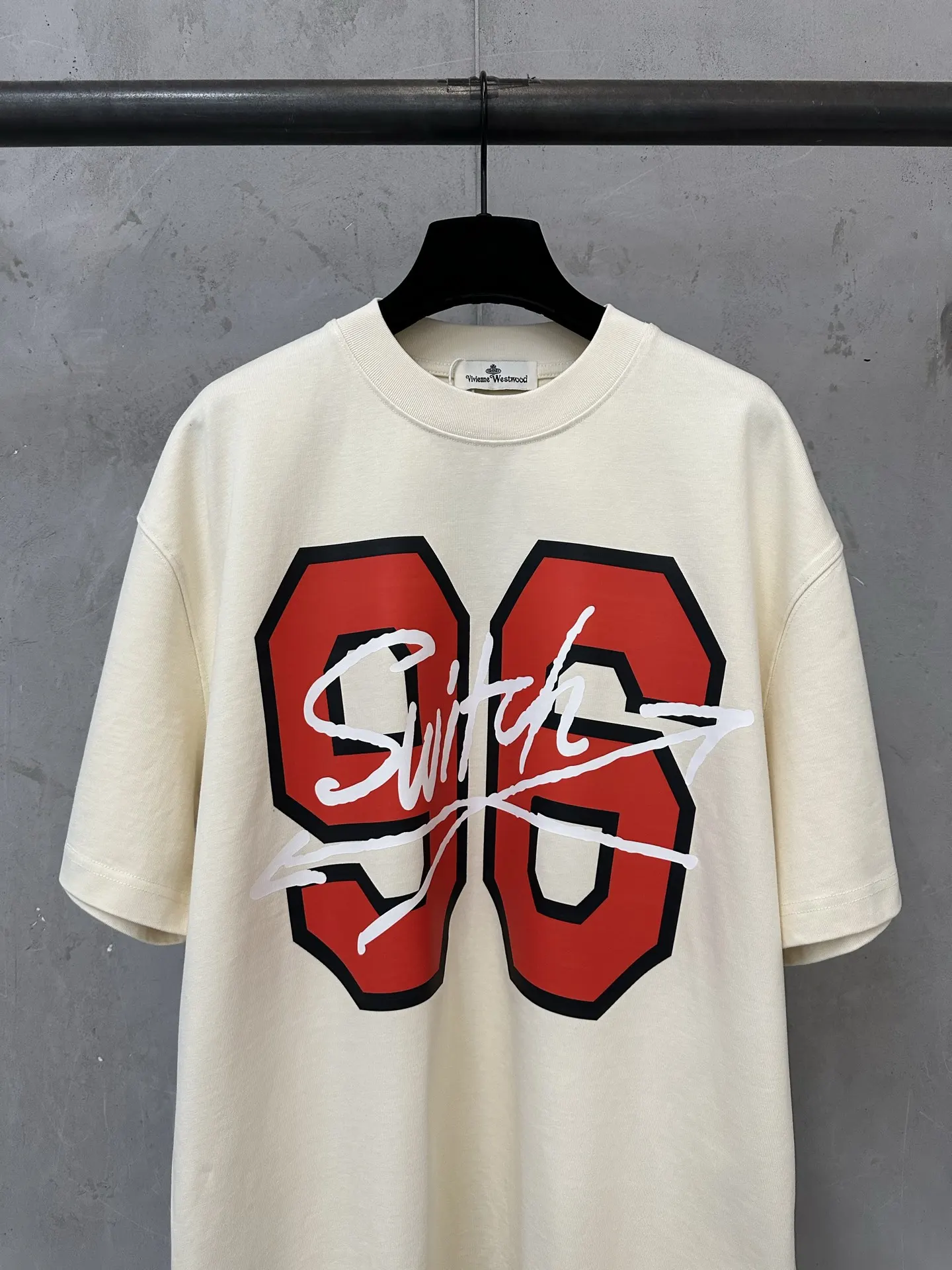 96 Graphic Print Heavyweight Cotton T-Shirt D21524369 — view 3