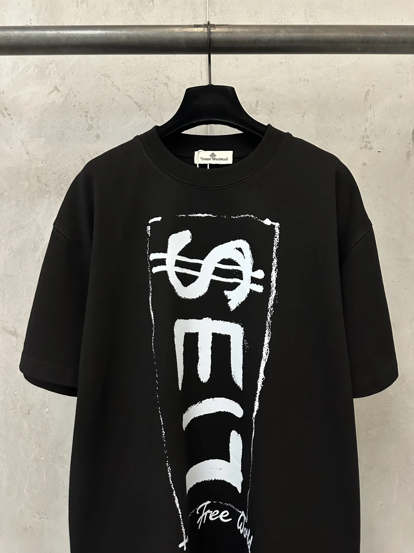 LIES Graffiti Print Heavyweight Cotton T-Shirt D21524442 — view 3