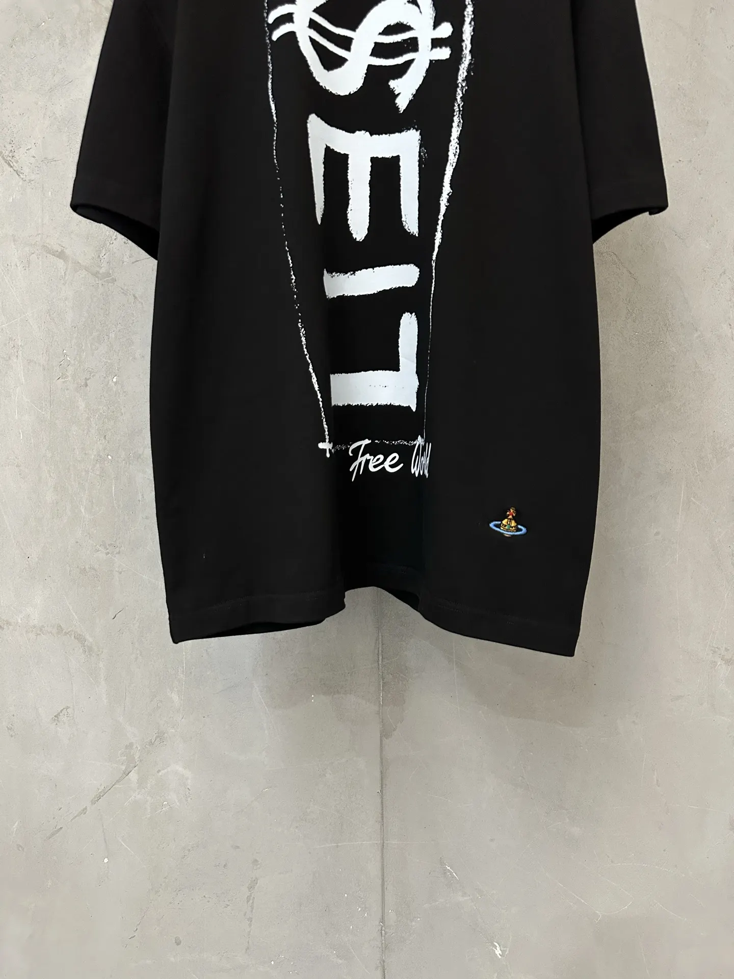LIES Graffiti Print Heavyweight Cotton T-Shirt D21524442 — view 4