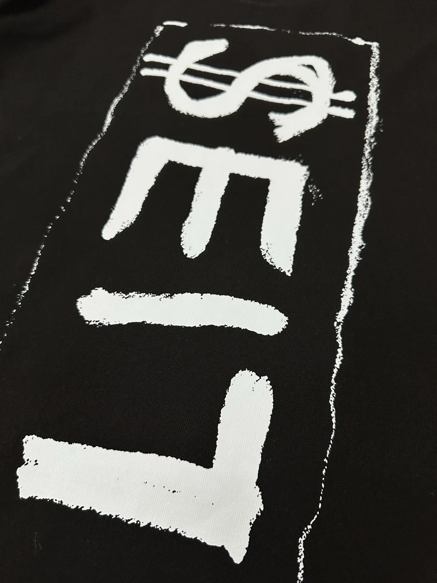 LIES Graffiti Print Heavyweight Cotton T-Shirt D21524442 — view 7