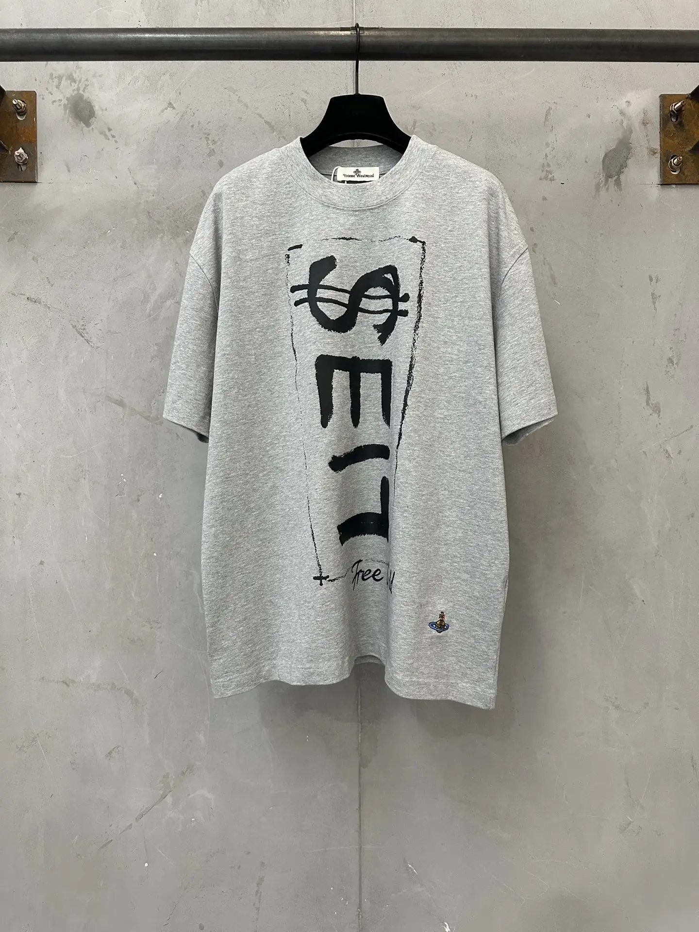 LIES Graffiti Print Heavyweight Cotton T-Shirt D21524441