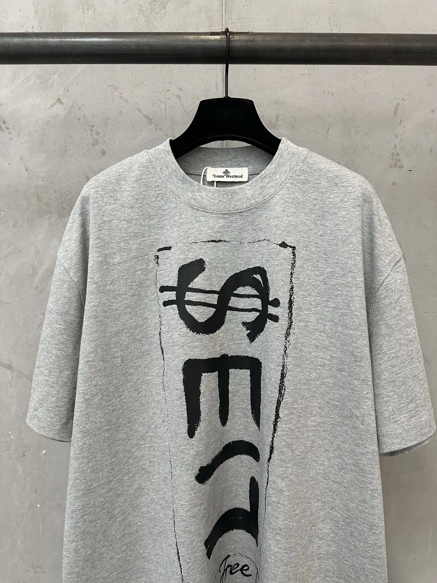 LIES Graffiti Print Heavyweight Cotton T-Shirt D21524441 — view 3