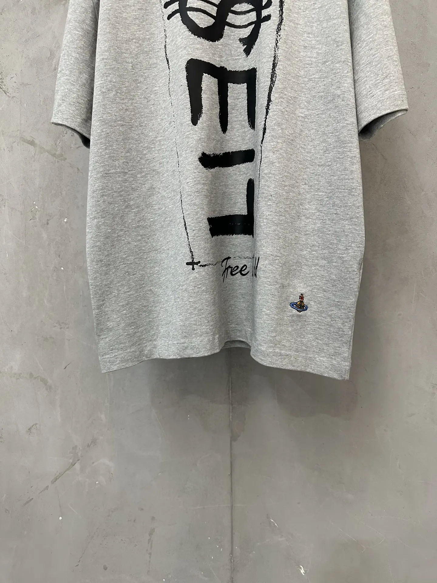 LIES Graffiti Print Heavyweight Cotton T-Shirt D21524441 — view 4