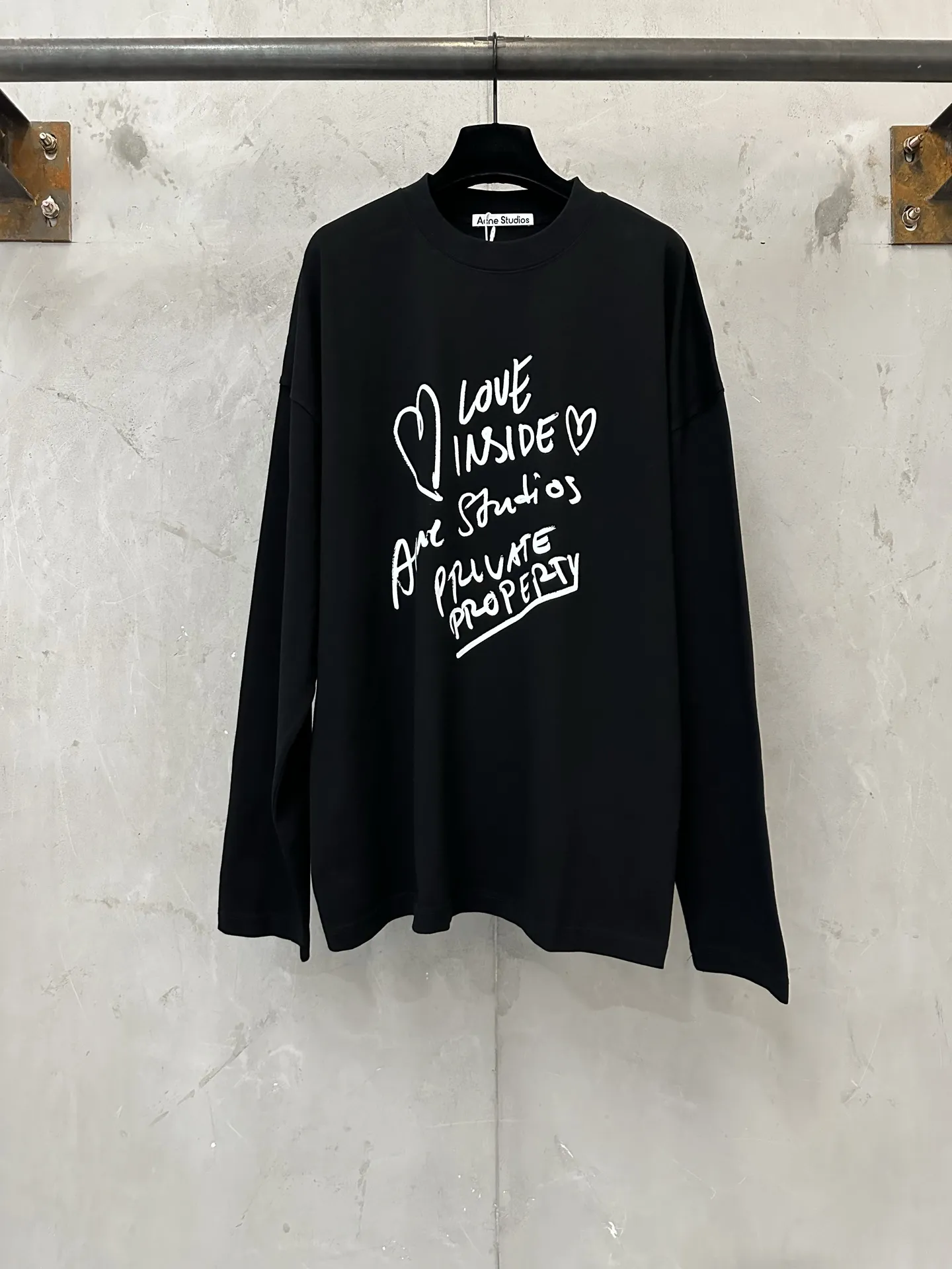 Acne Studios Love Inside Long-Sleeve T-Shirt D22020177