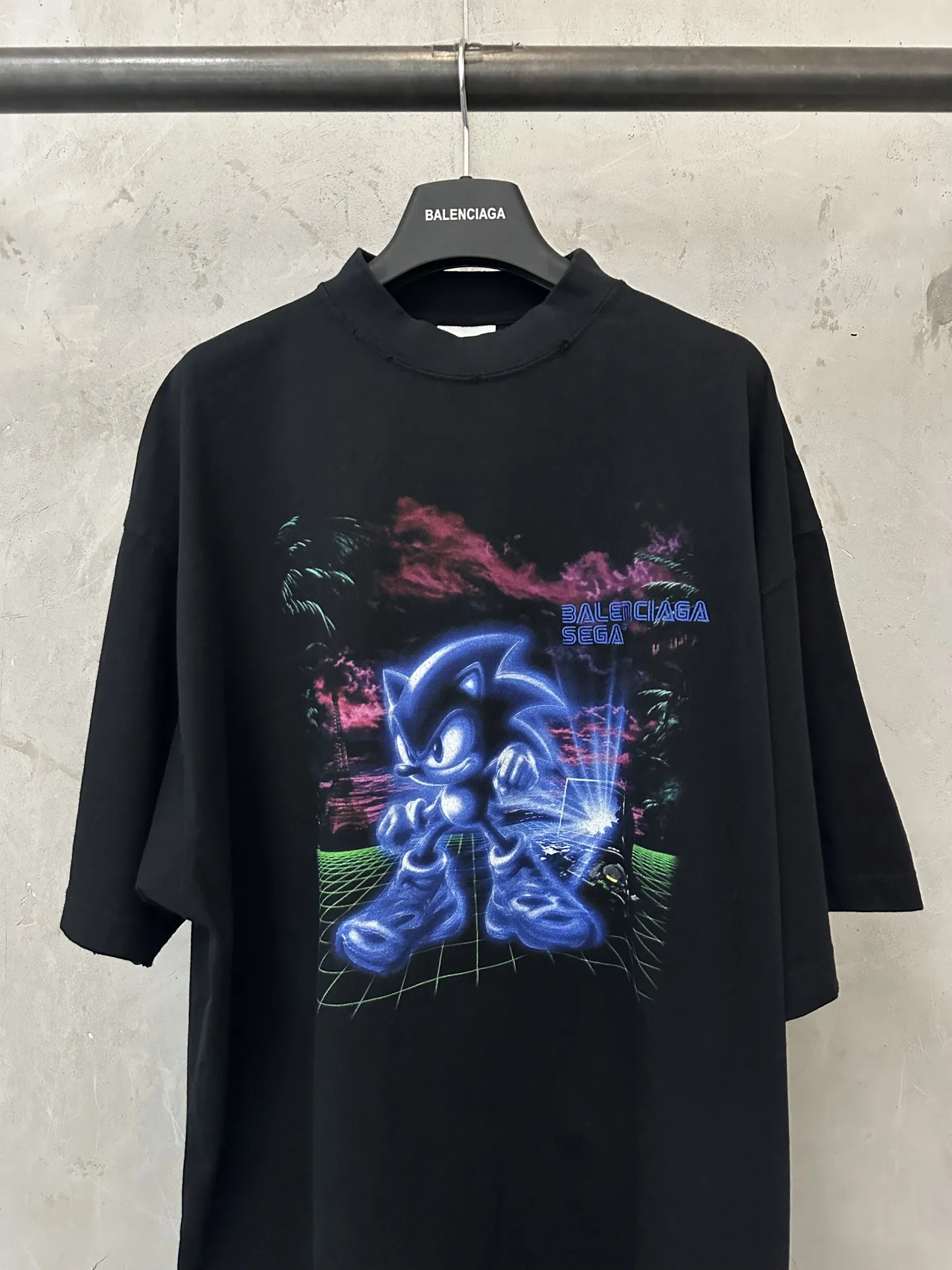 Balenciaga x Sega Sonic the Hedgehog T-Shirt D22020237 — view 3