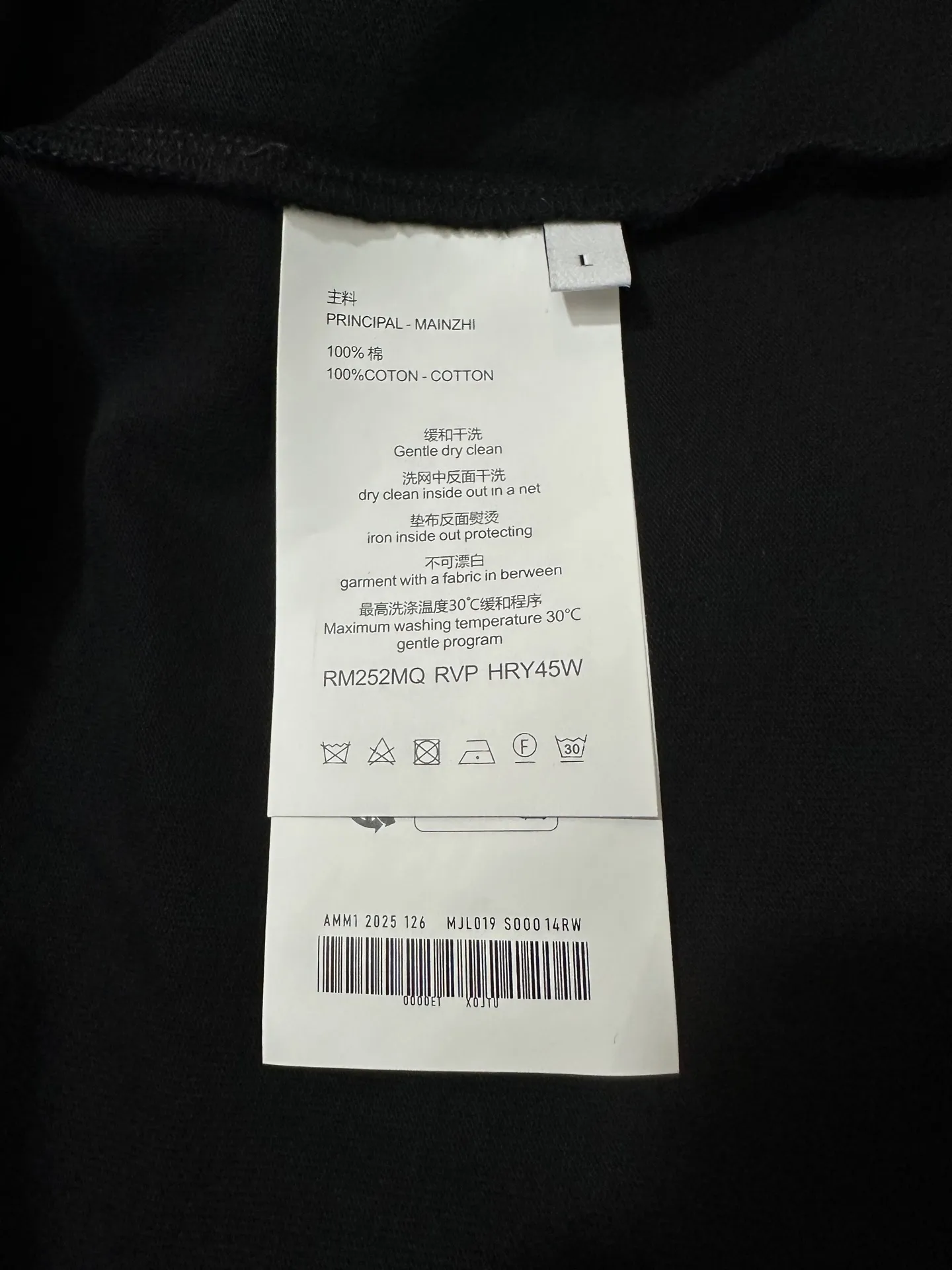 Triomphe Embroidered Long-Sleeve T-Shirt D22020170 — view 9