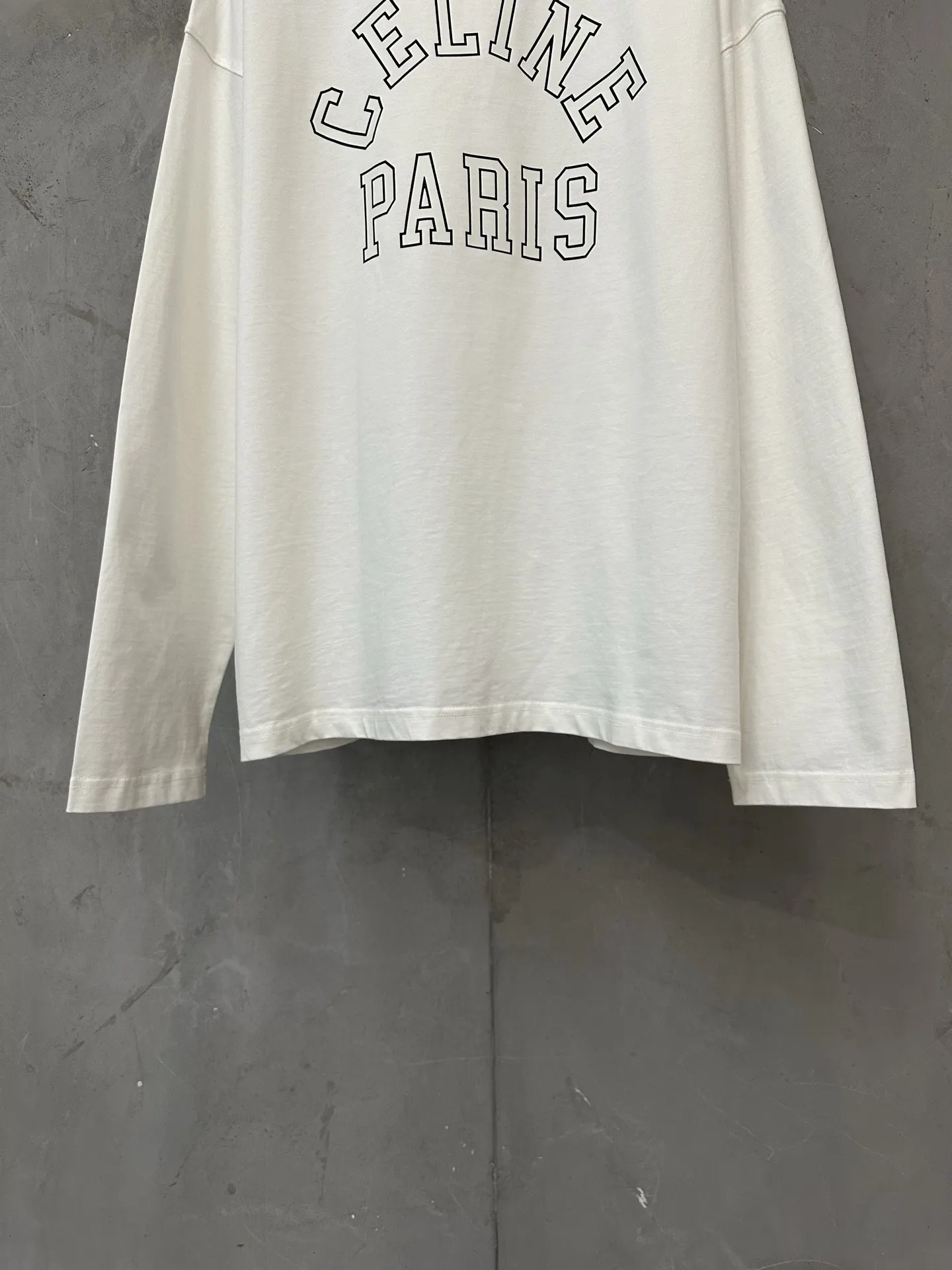 Logo Print Long-Sleeve Cotton T-Shirt D22024418 — view 4