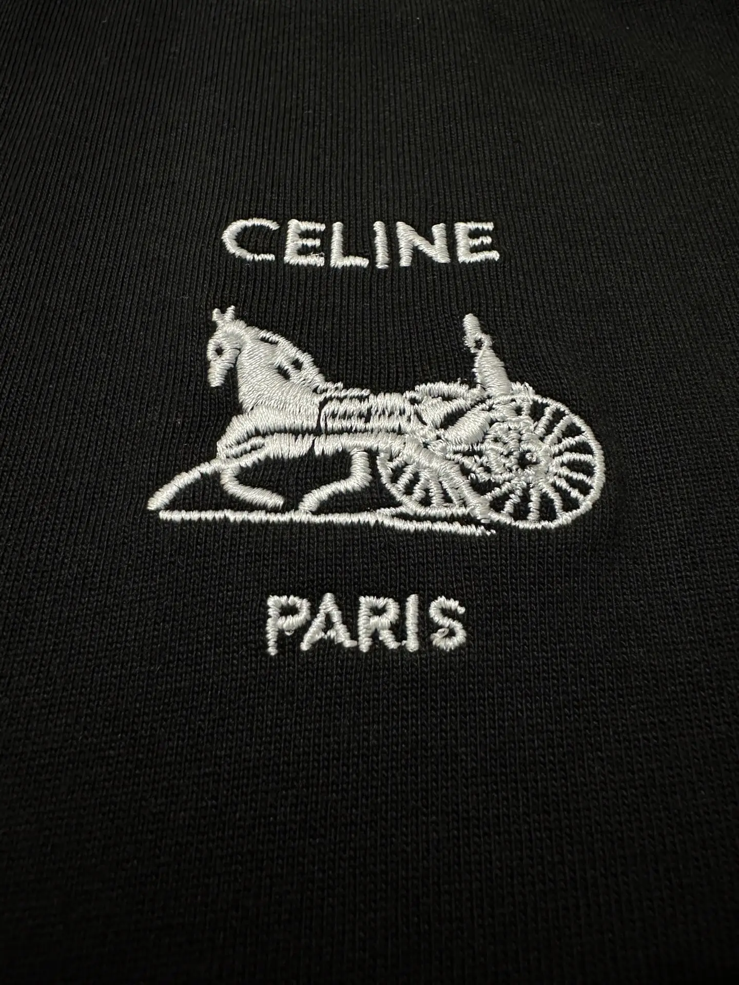Triomphe Horse and Carriage Embroidered Long-Sleeve T-Shirt D22020146 — view 7