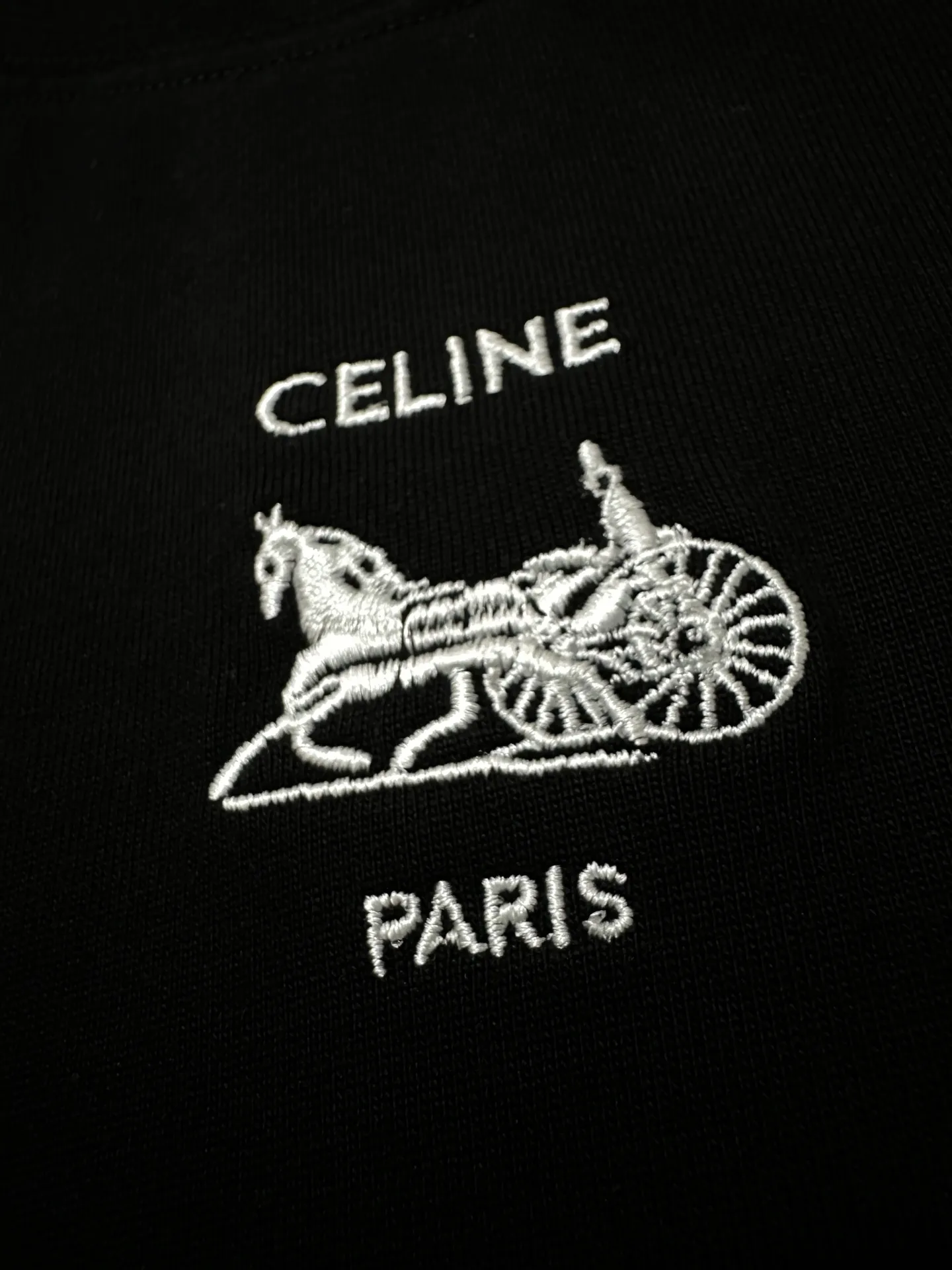 Triomphe Horse and Carriage Embroidered Long-Sleeve T-Shirt D22020146 — view 8