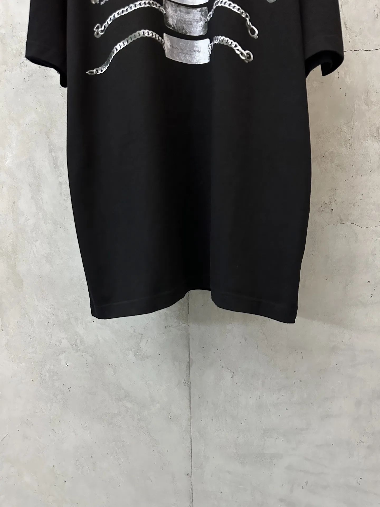Chain-Print Heavyweight Cotton T-Shirt D22012323 — view 4