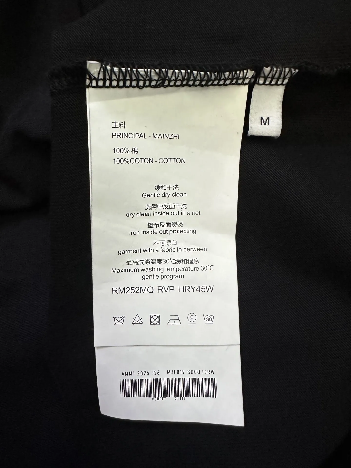 Logo Print Heavyweight Cotton T-Shirt D22015719 — view 9