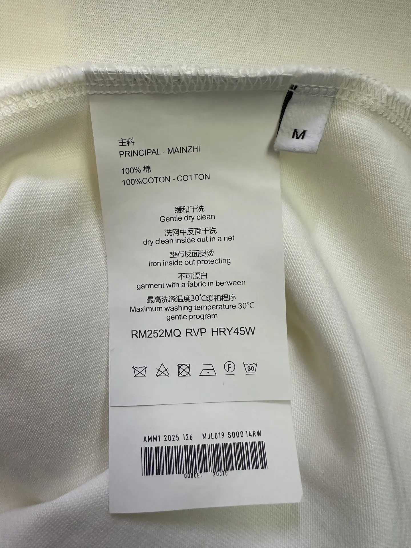 Logo Print Heavyweight Cotton T-Shirt D22015718 — view 9