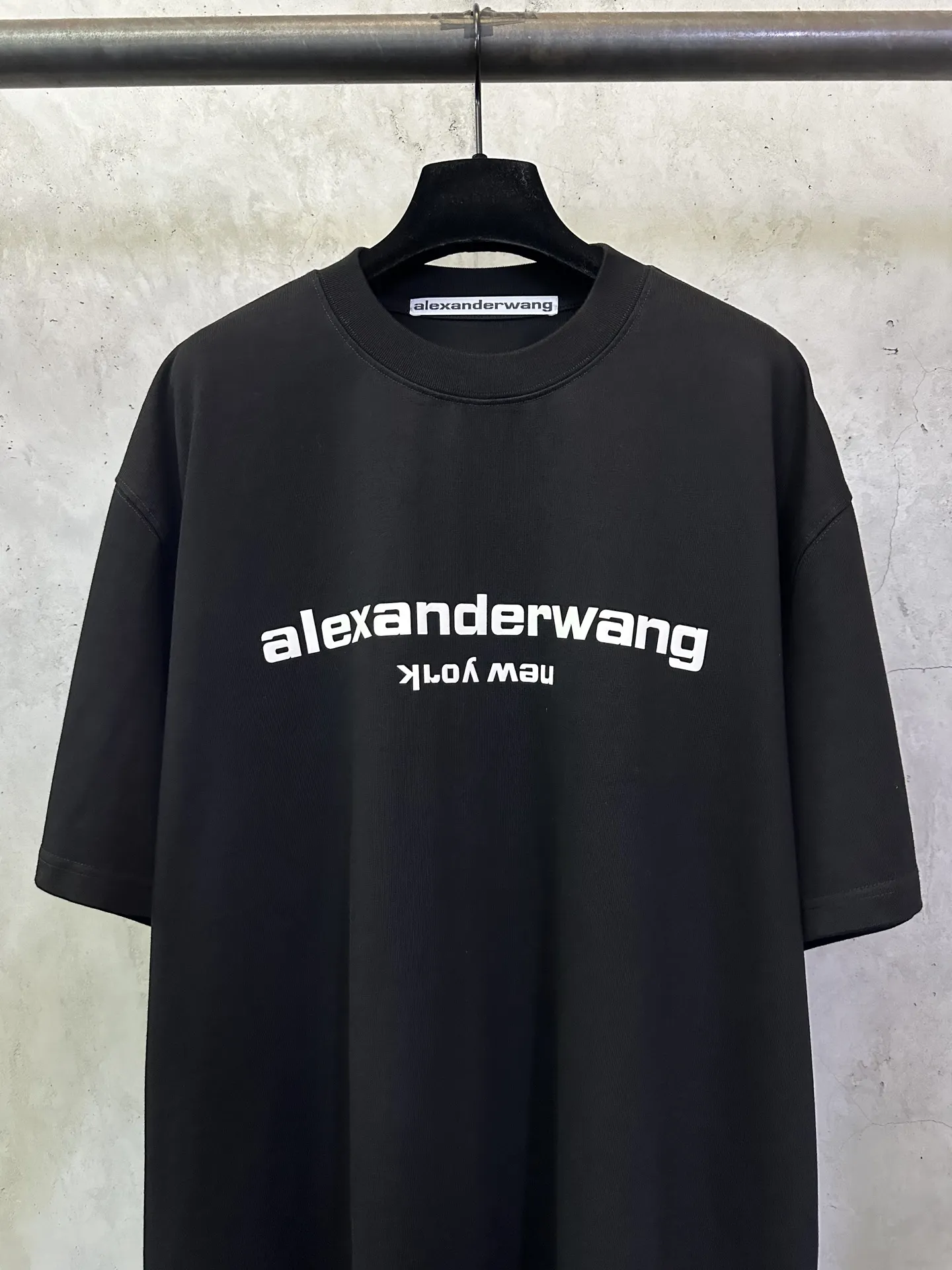 Logo Puff-Print Heavyweight Cotton T-Shirt D22012769 — view 3