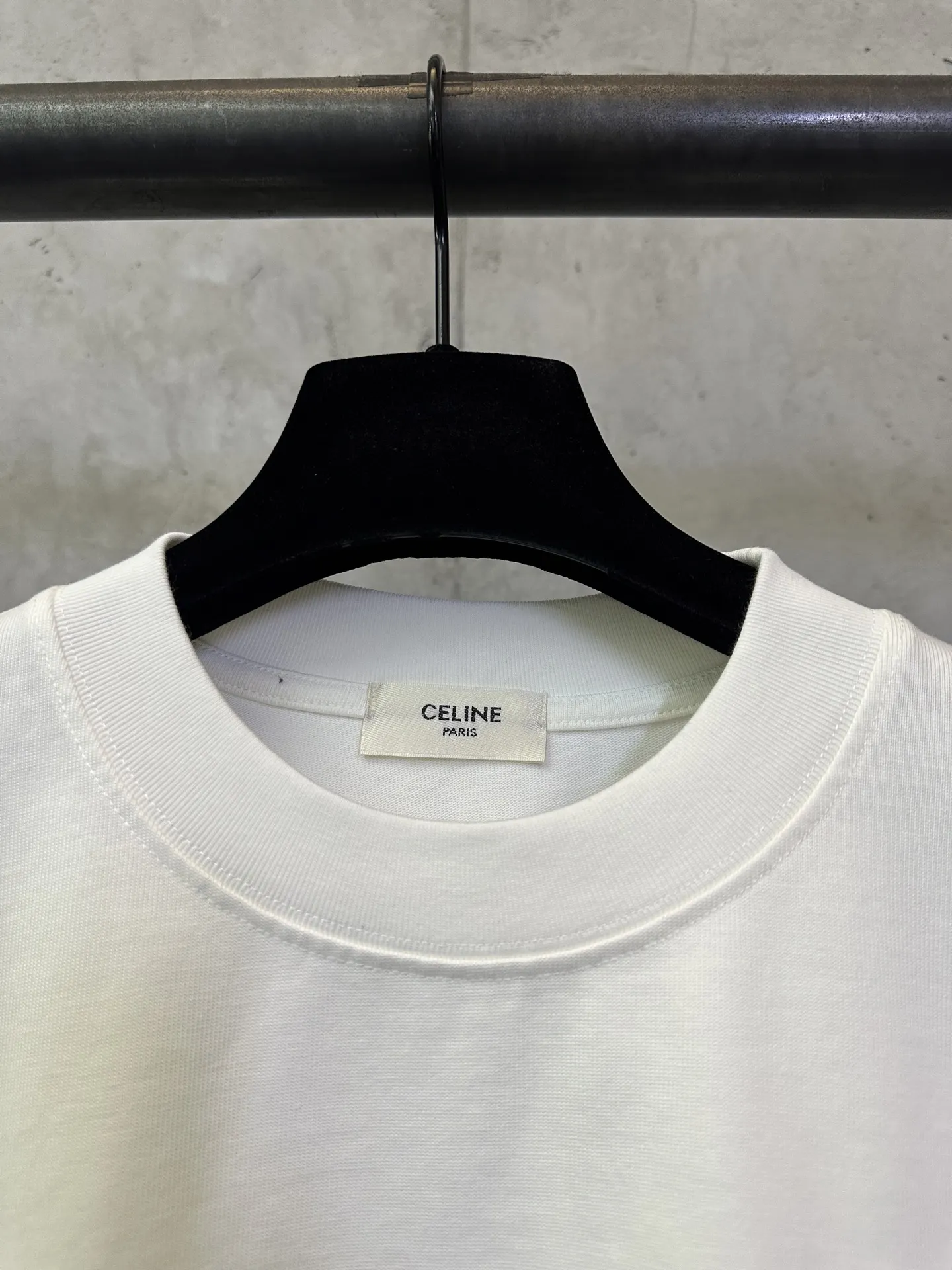Triomphe Logo Heavyweight Cotton T-Shirt D22012873 — view 7